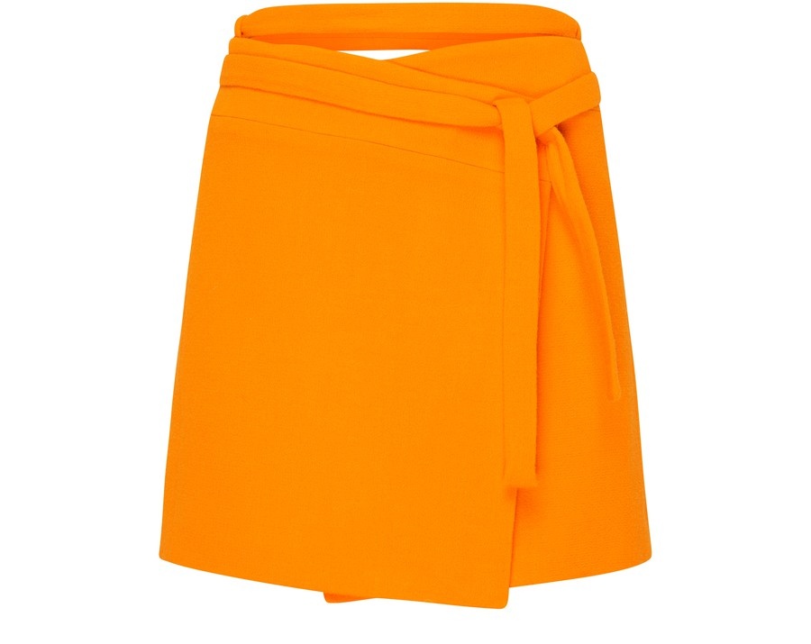 Wrap mini skirt - 1