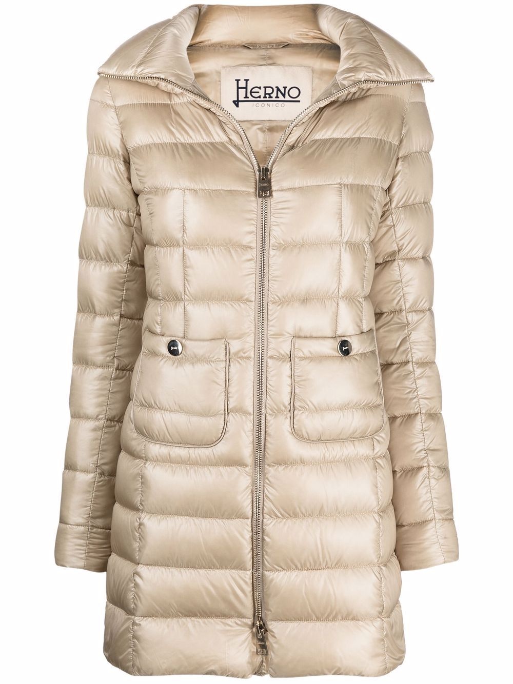 Iconico high-neck padded coat - 1