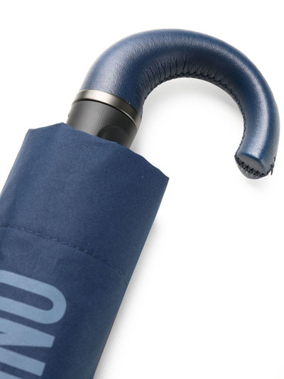 Moschino logo-print compact umbrella outlook