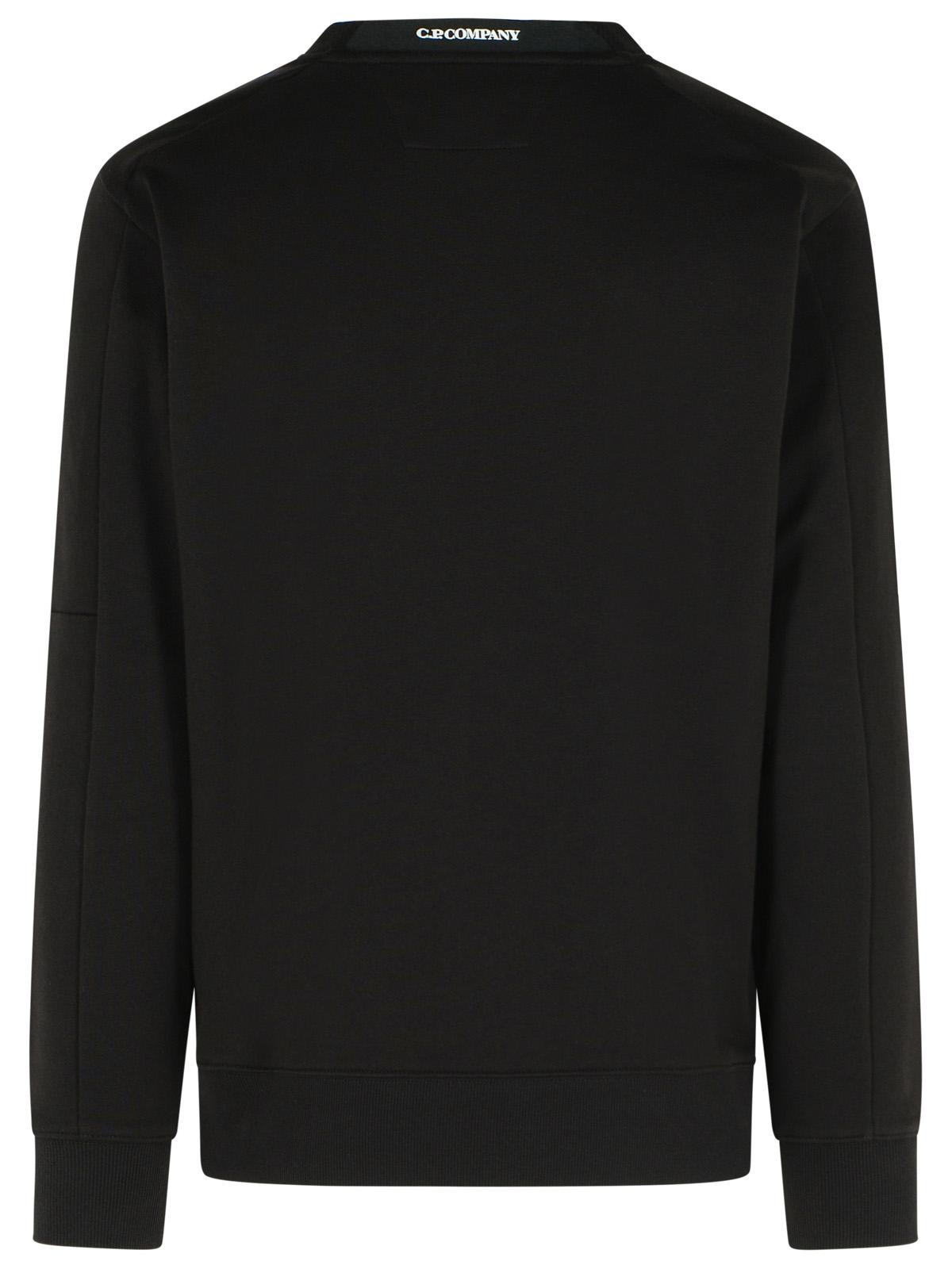 C.P. Company 'Raised' Black Cotton Sweatshirt Men - 3