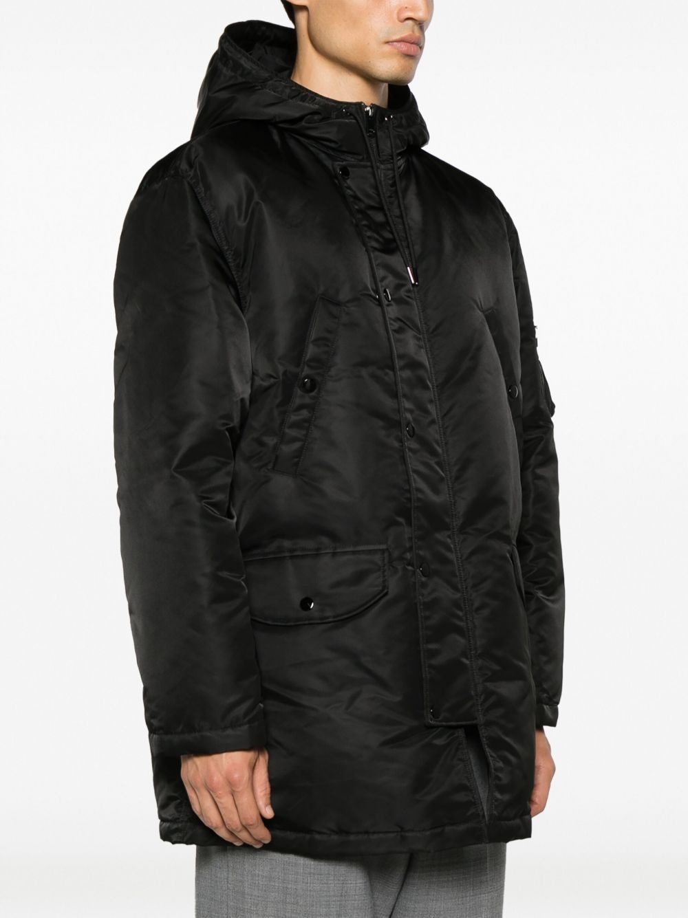 padded hooded jacket - 3