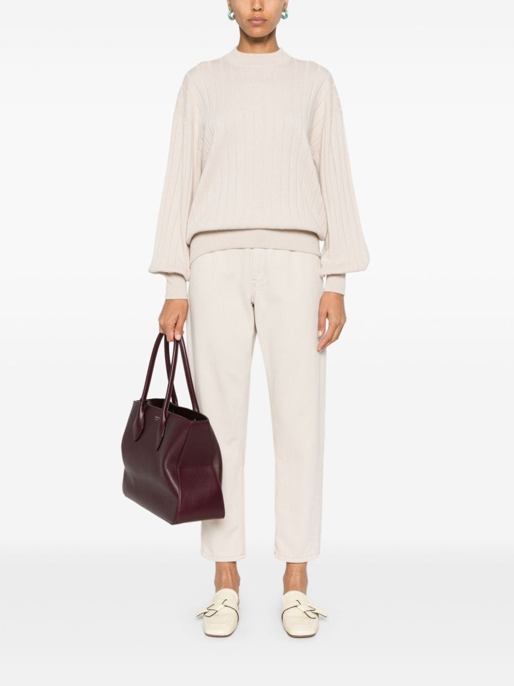 rib-knit sweater - 2