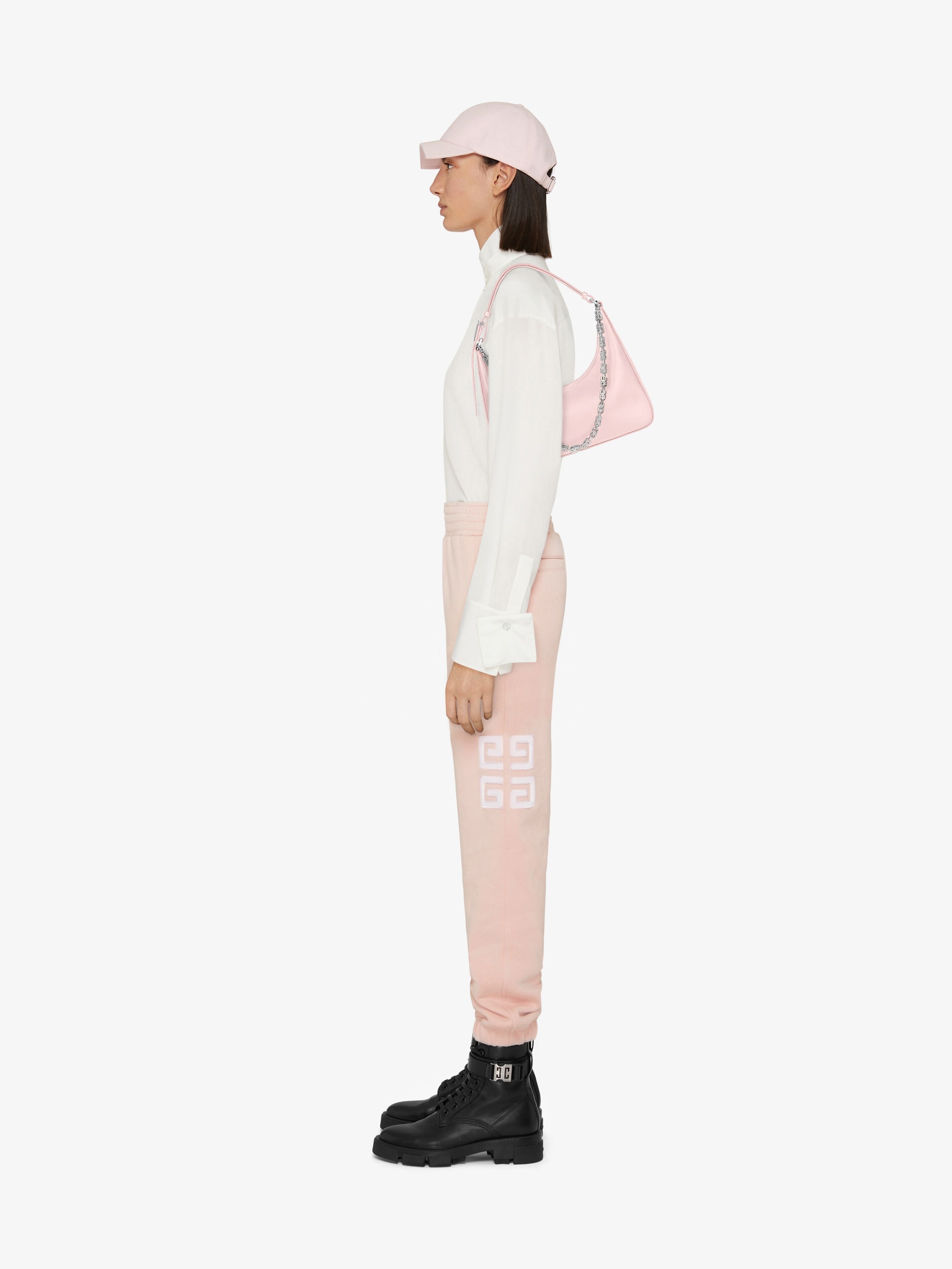 SMALL MOON CUT OUT BAG IN LEATHER WITH CHAIN - 2