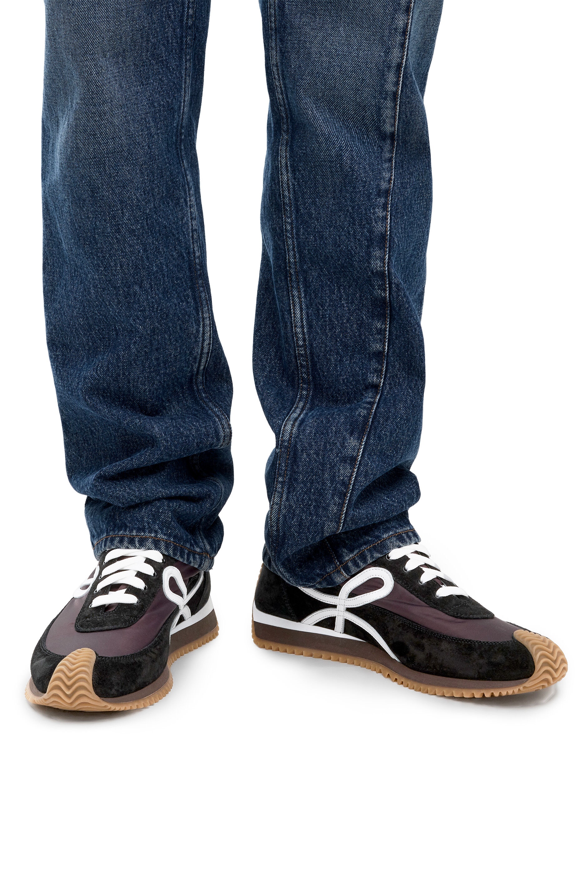 Flow Runner in nylon and suede - 2