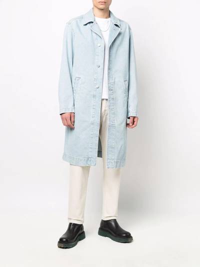 Diesel D-Roku-Long denim coat outlook