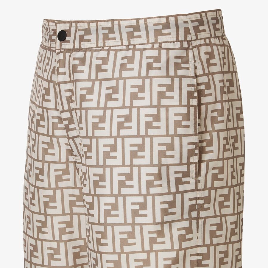 Beige Lycra® Bermudas - 3