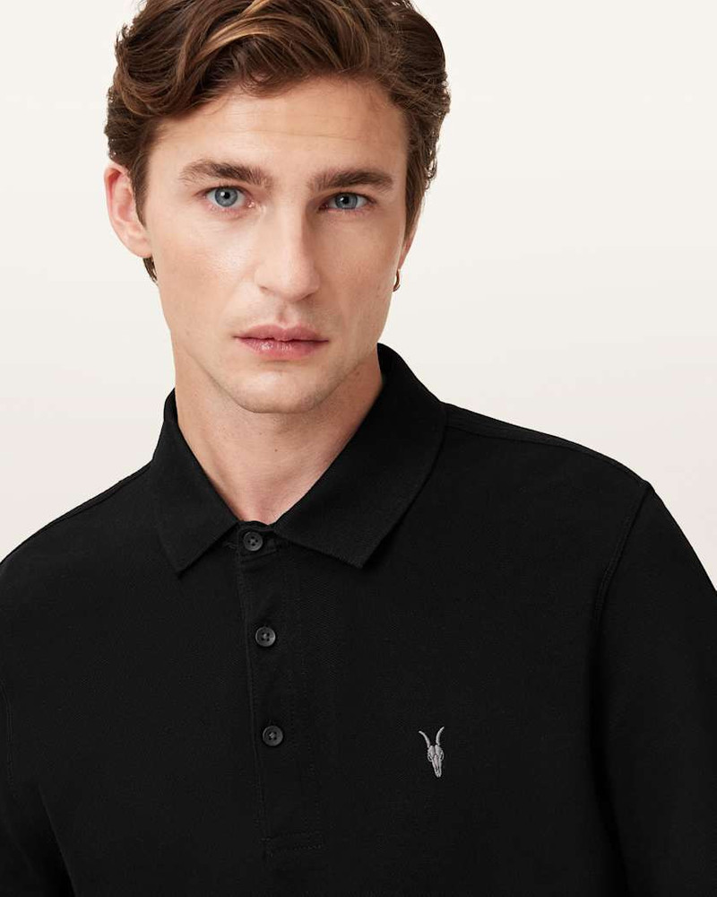 REFORM LONG SLEEVE RAMSKULL POLO SHIRT 3