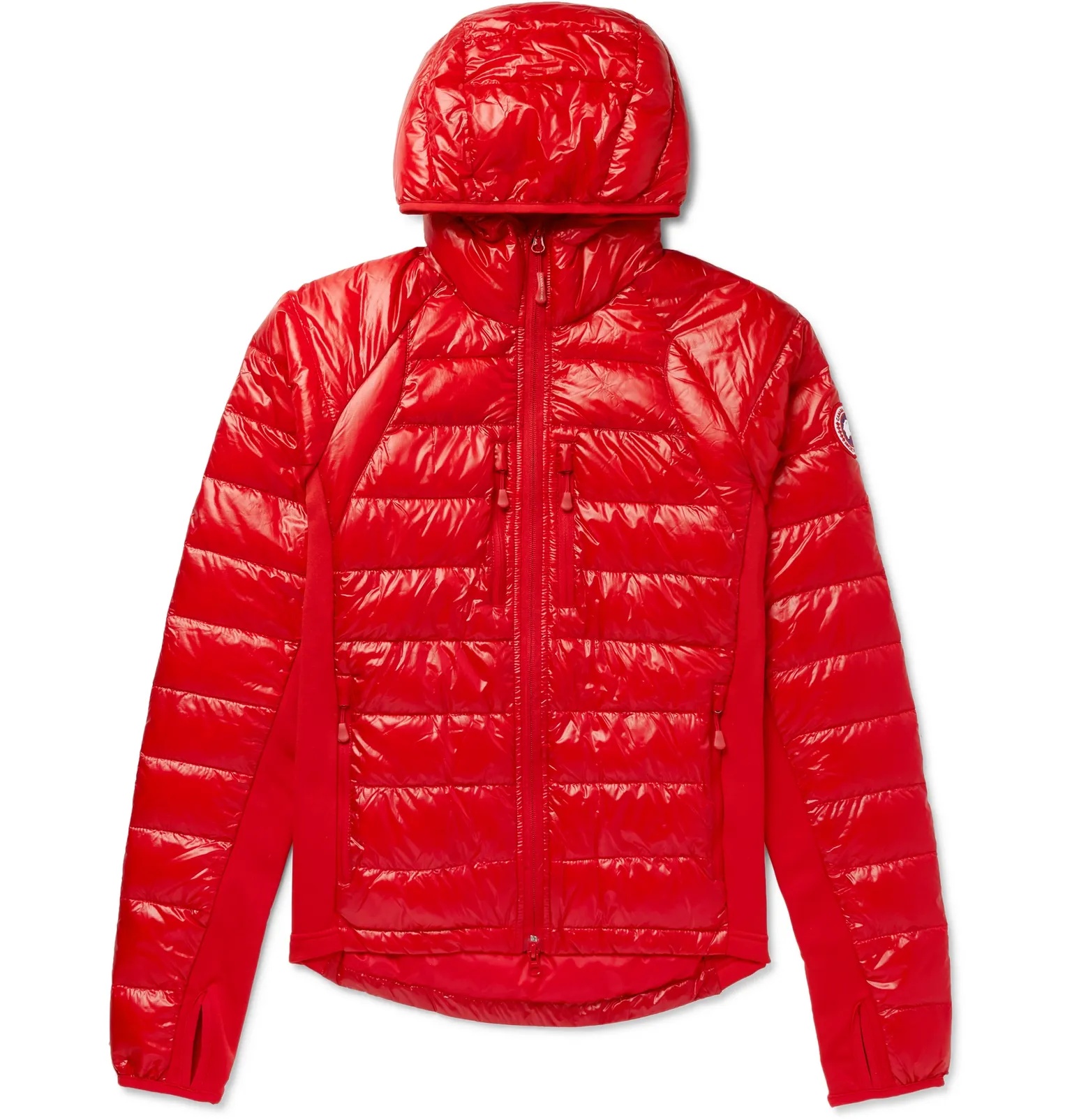 HyBridge Lite Slim-Fit Quilted Feather-Light 10D and Tensile-Tech Hooded Down Jacket - 1