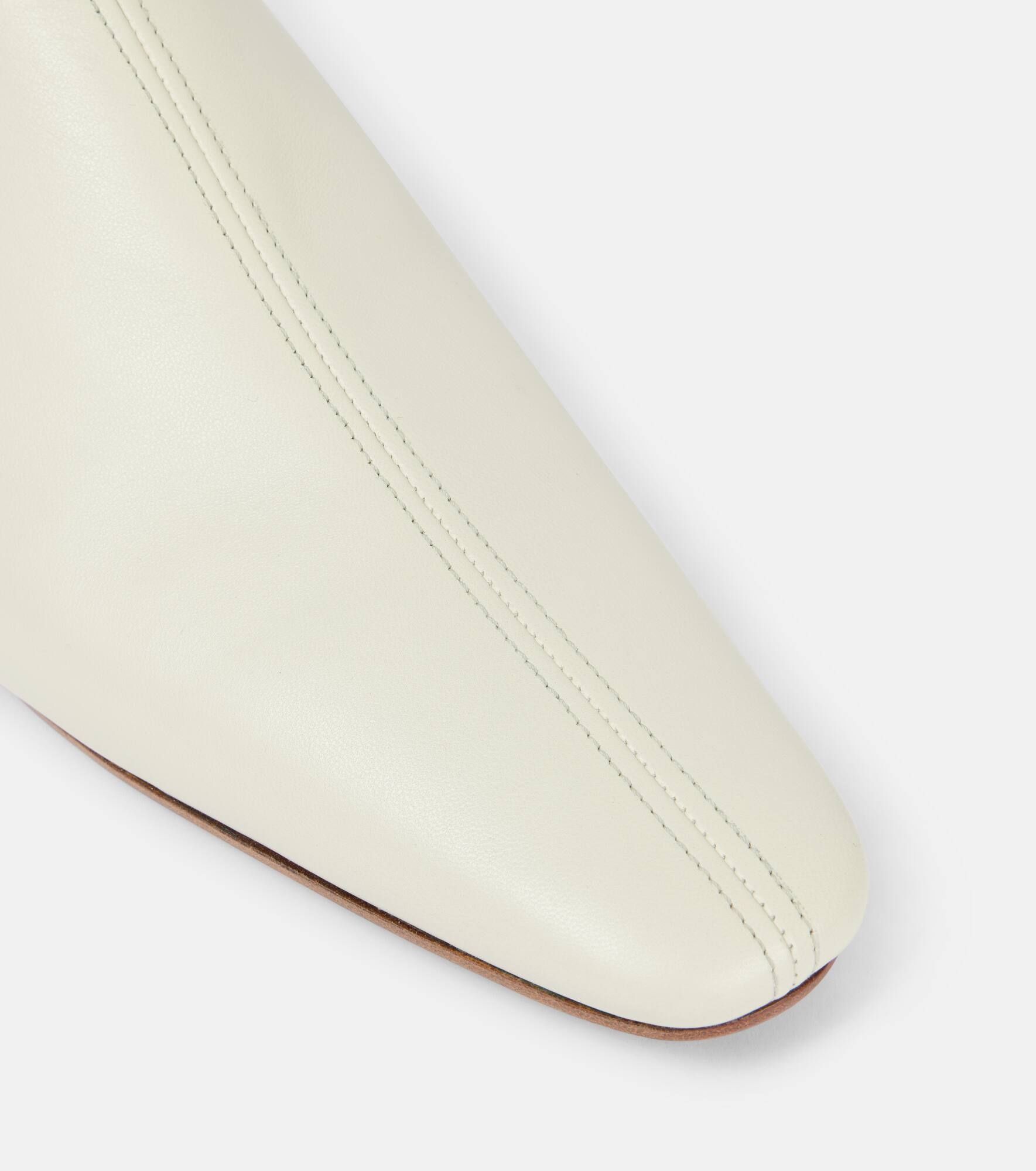 Leather slip-on shoes - 5