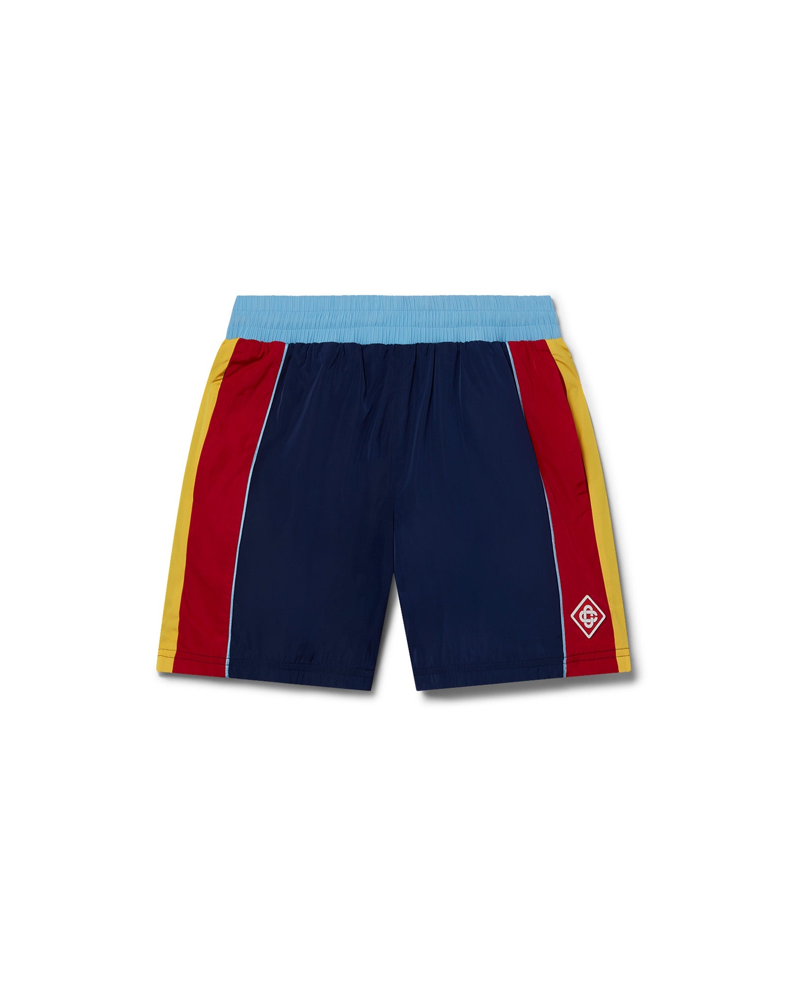 Side Panel Shell Suit Track Shorts - 1