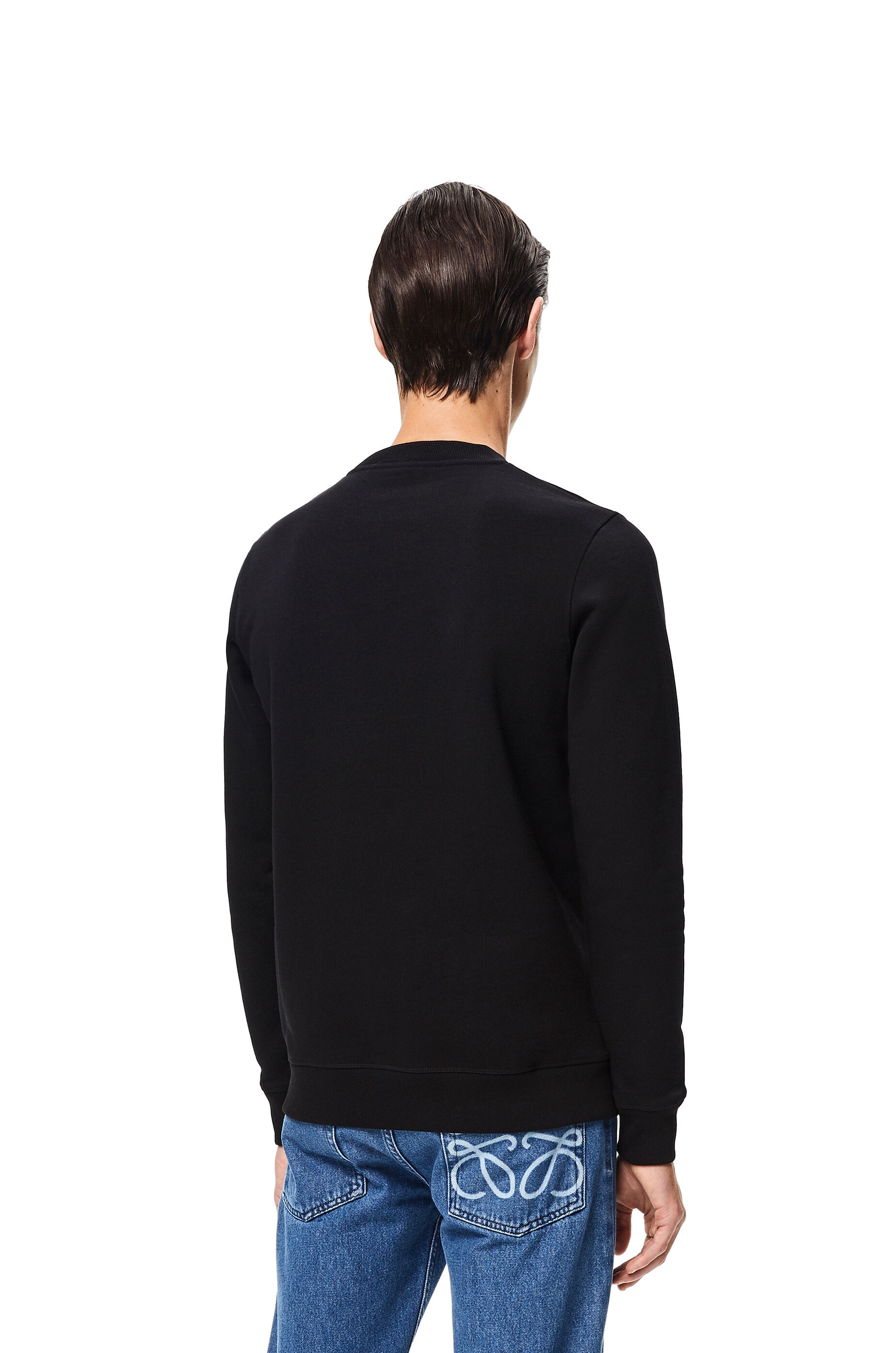 LOEWE Anagram embroidered sweatshirt in cotton - 4