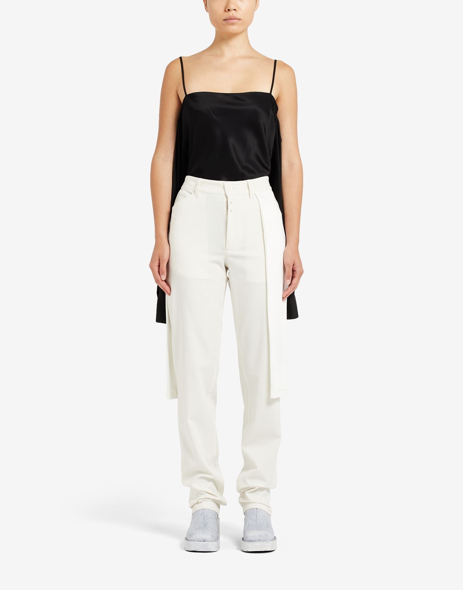 Five-pocket pants with hanging sleeves - 2