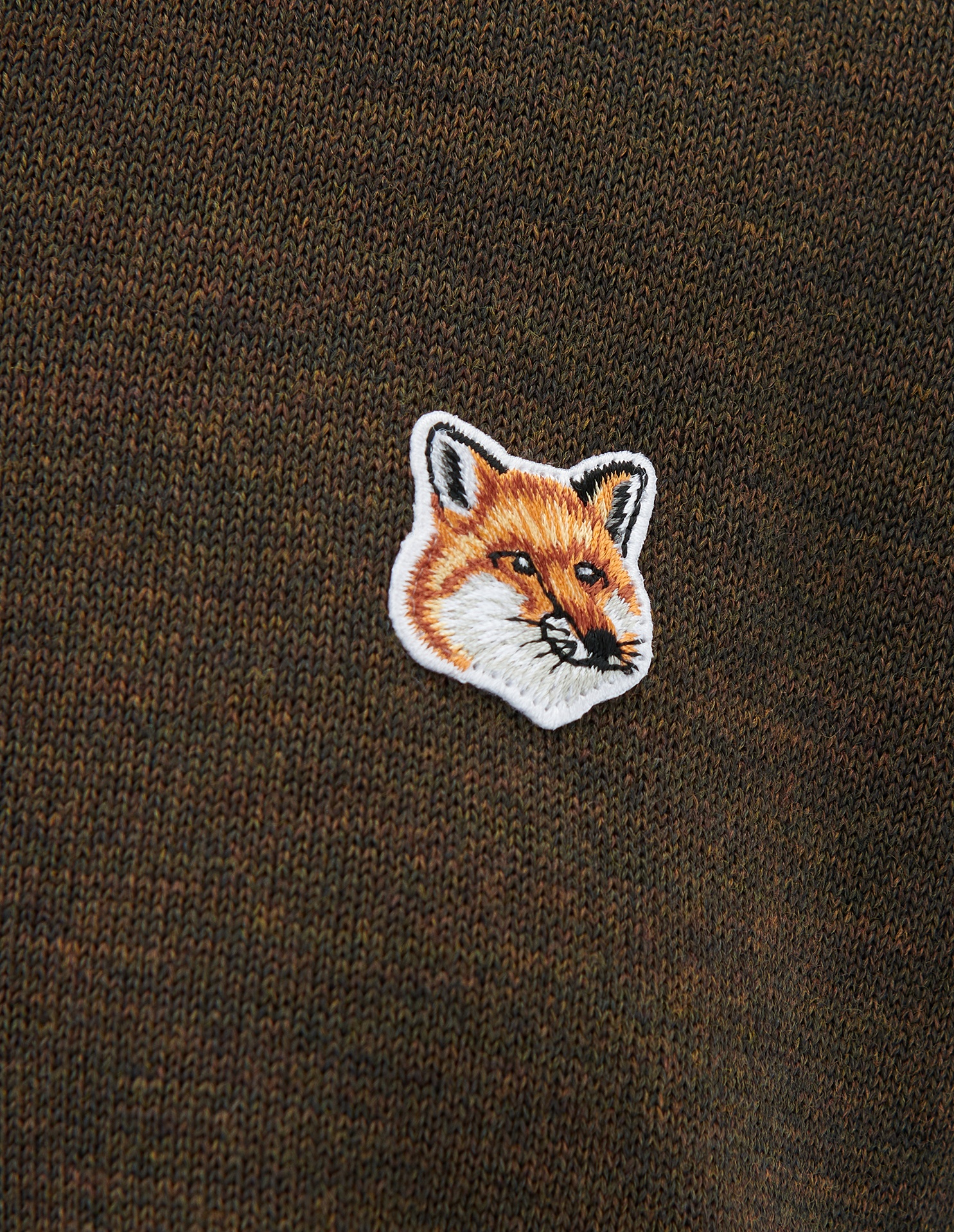 FOX HEAD PATCH ADJUSTED R-NECK CARDIGAN - 7