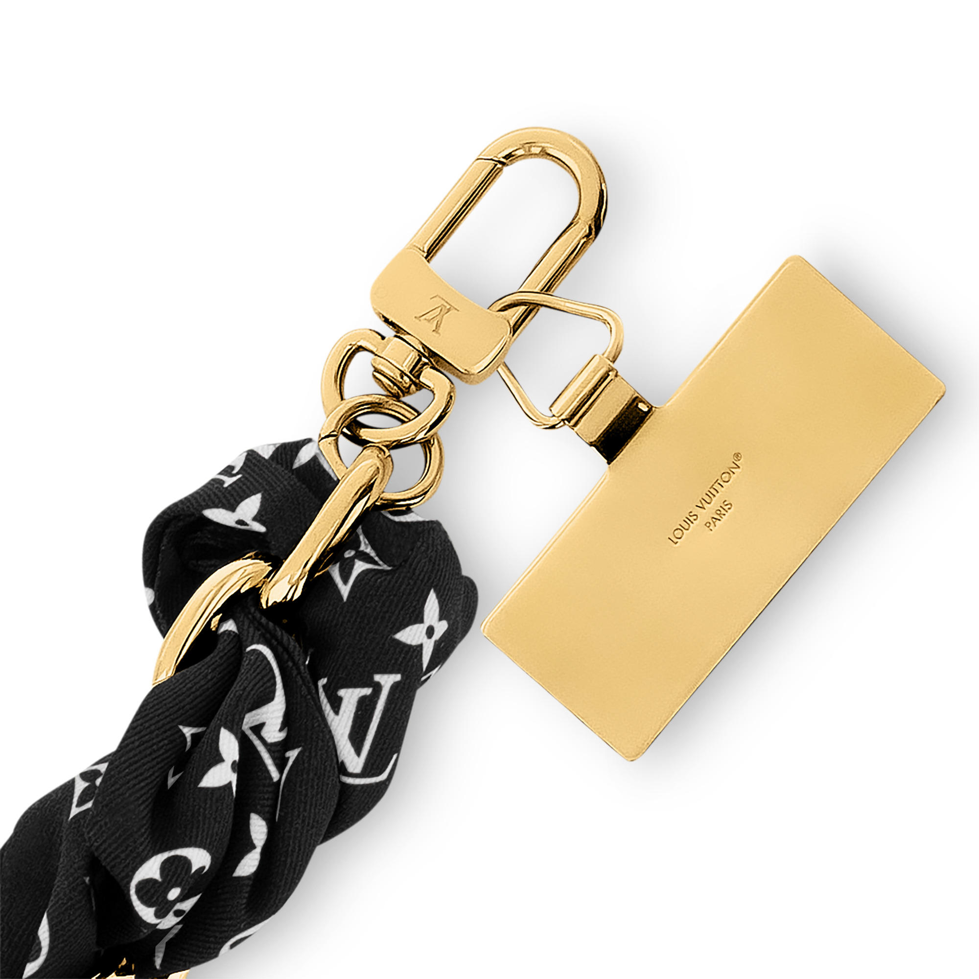 Monogram Silhouette Bag Charm And Phone Strap - 2