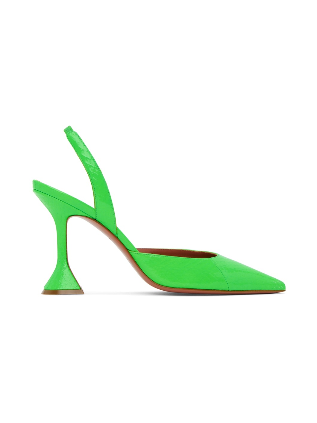 Green Holli Sling Heels - 1