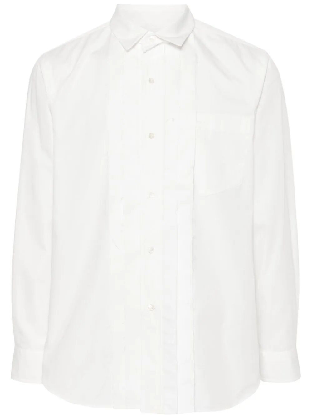 Sacai Men Cotton Poplin Shirt - 4