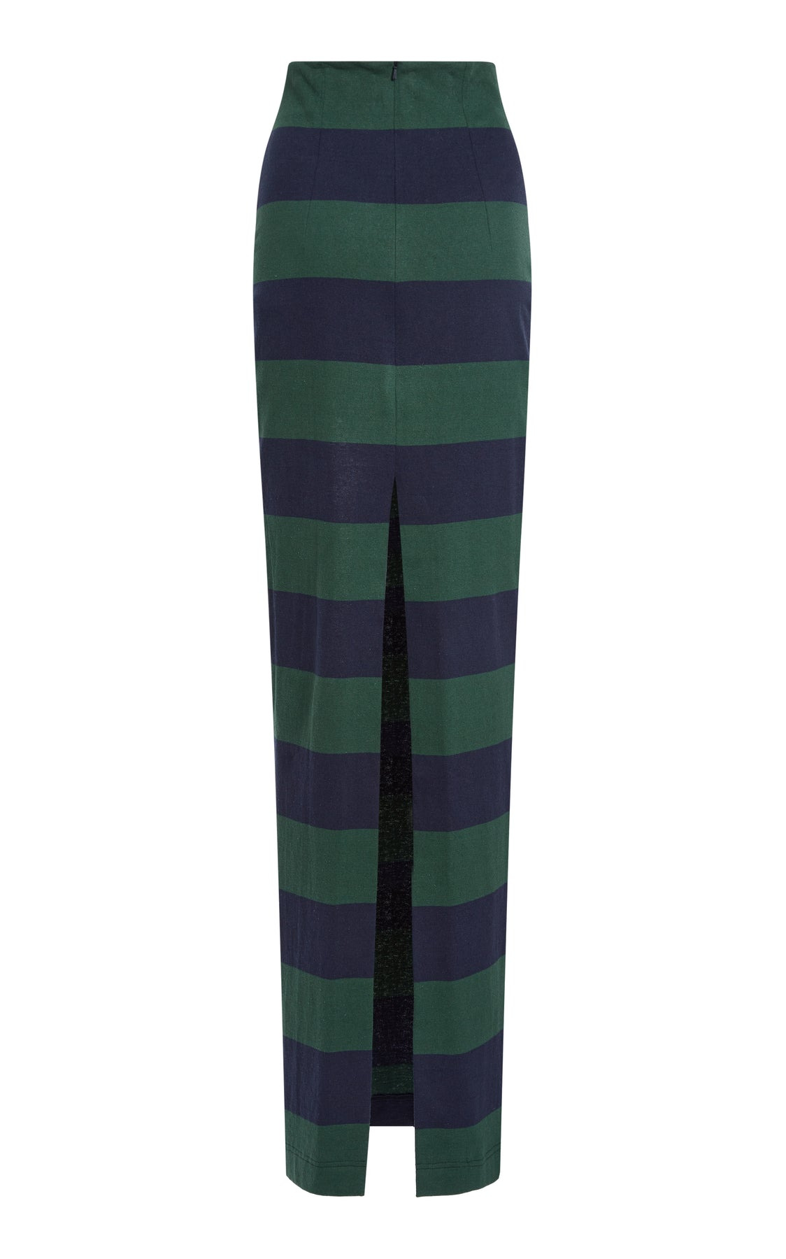 PENCIL SKIRT WITH CUT OUT EMERALD GREEN NAVY - 11