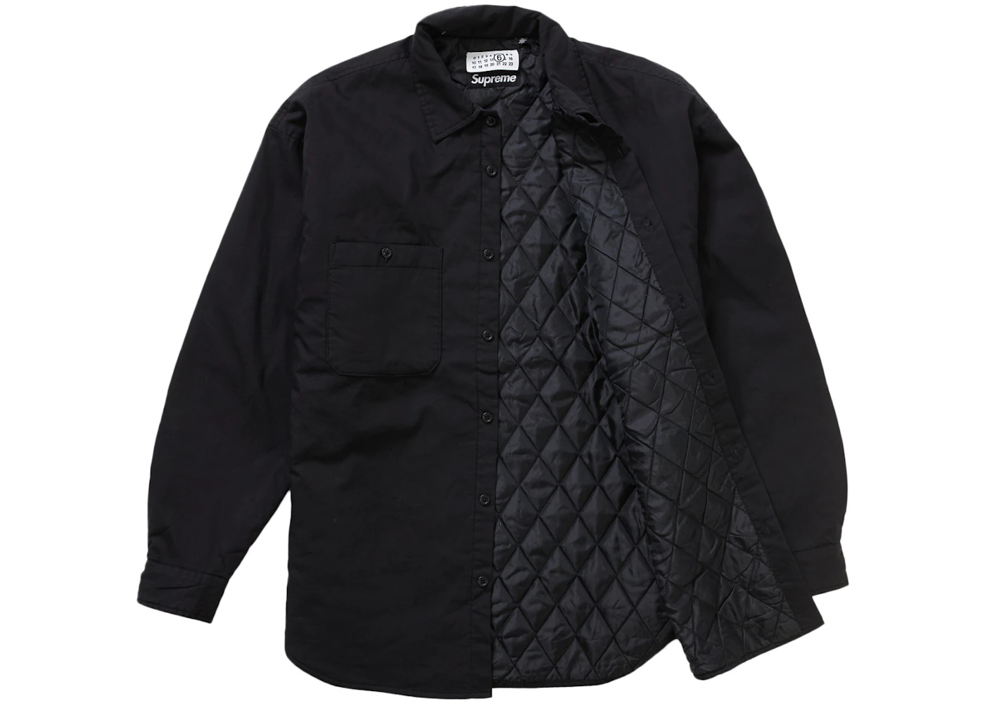 Supreme MM6 Maison Margiela Padded Shirt Black - 2