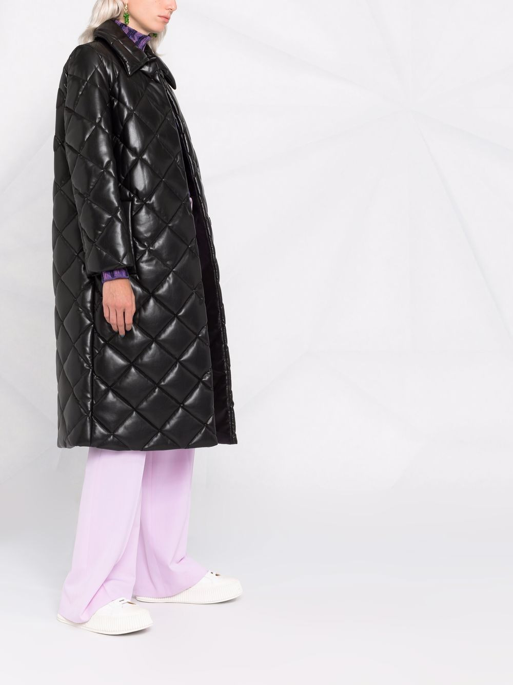 Dorothea diamond-quilted coat - 4