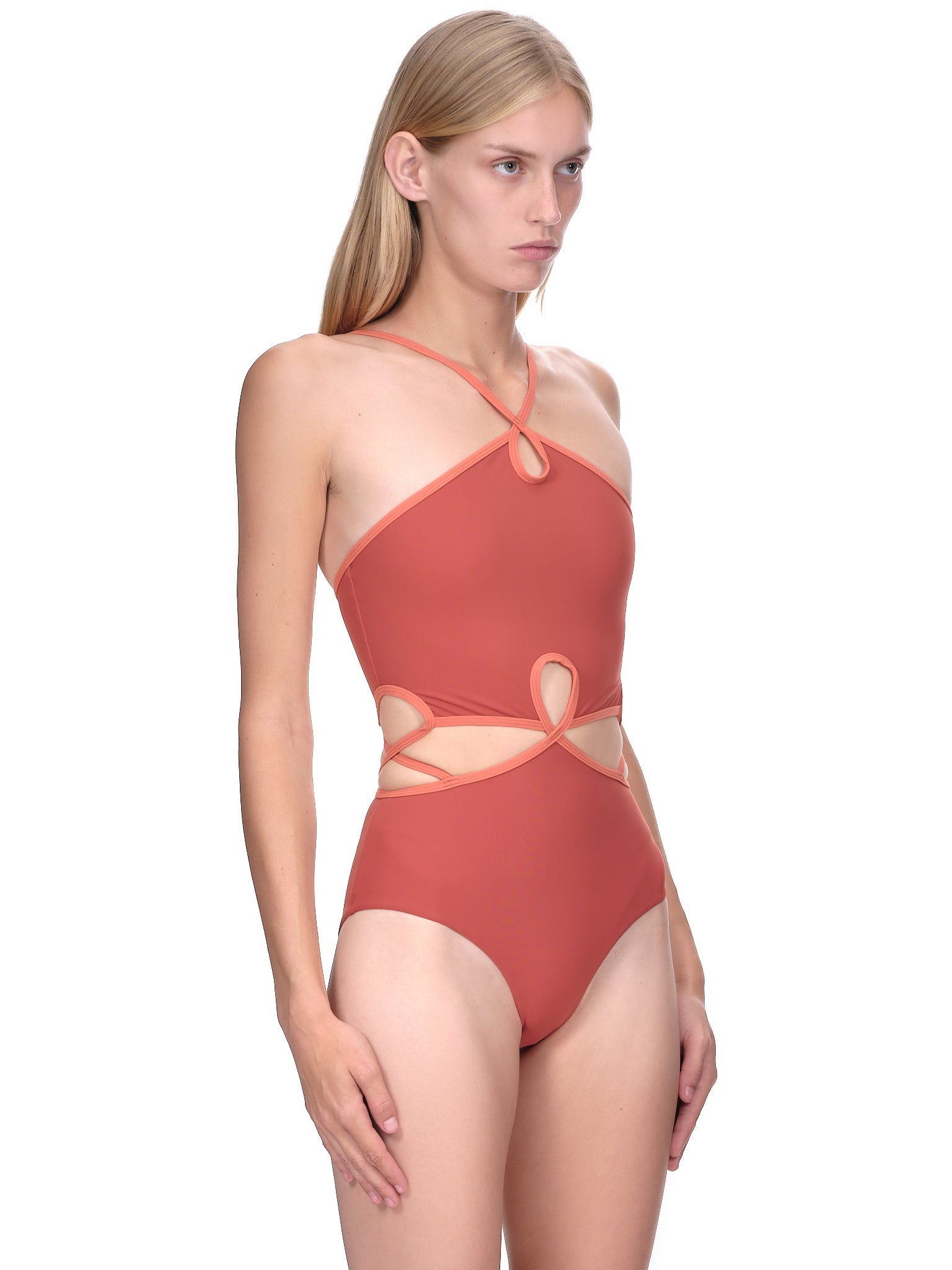 Looped Halter Swimsuit - 5