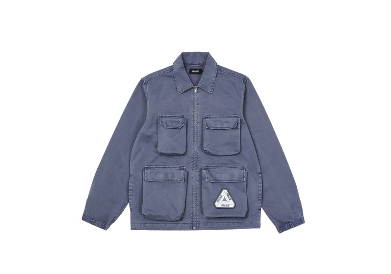GARMENT DYED JACKET GREY - 1