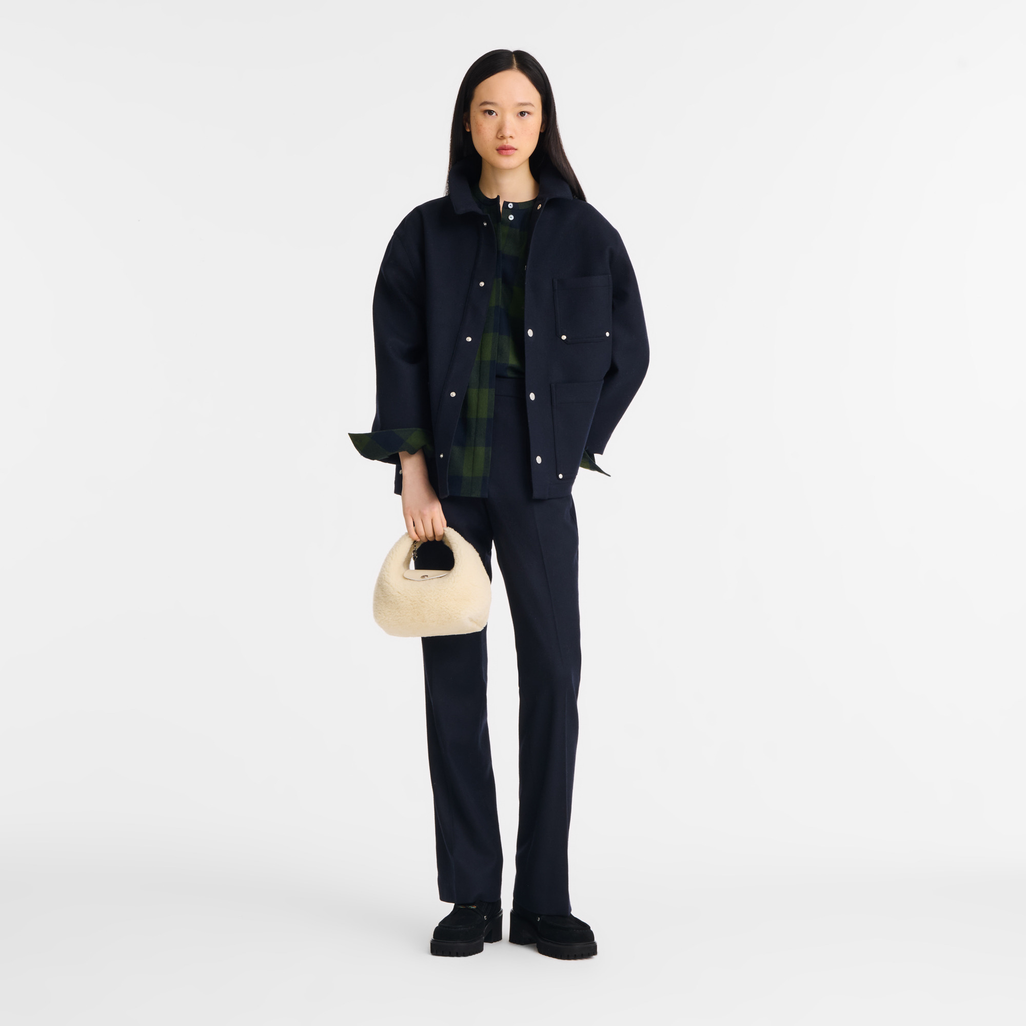 Le Pliage Xtra XS Handbag Ecru - Leather - 2