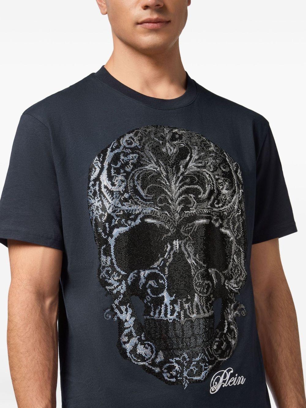 skull-print T-shirt - 4
