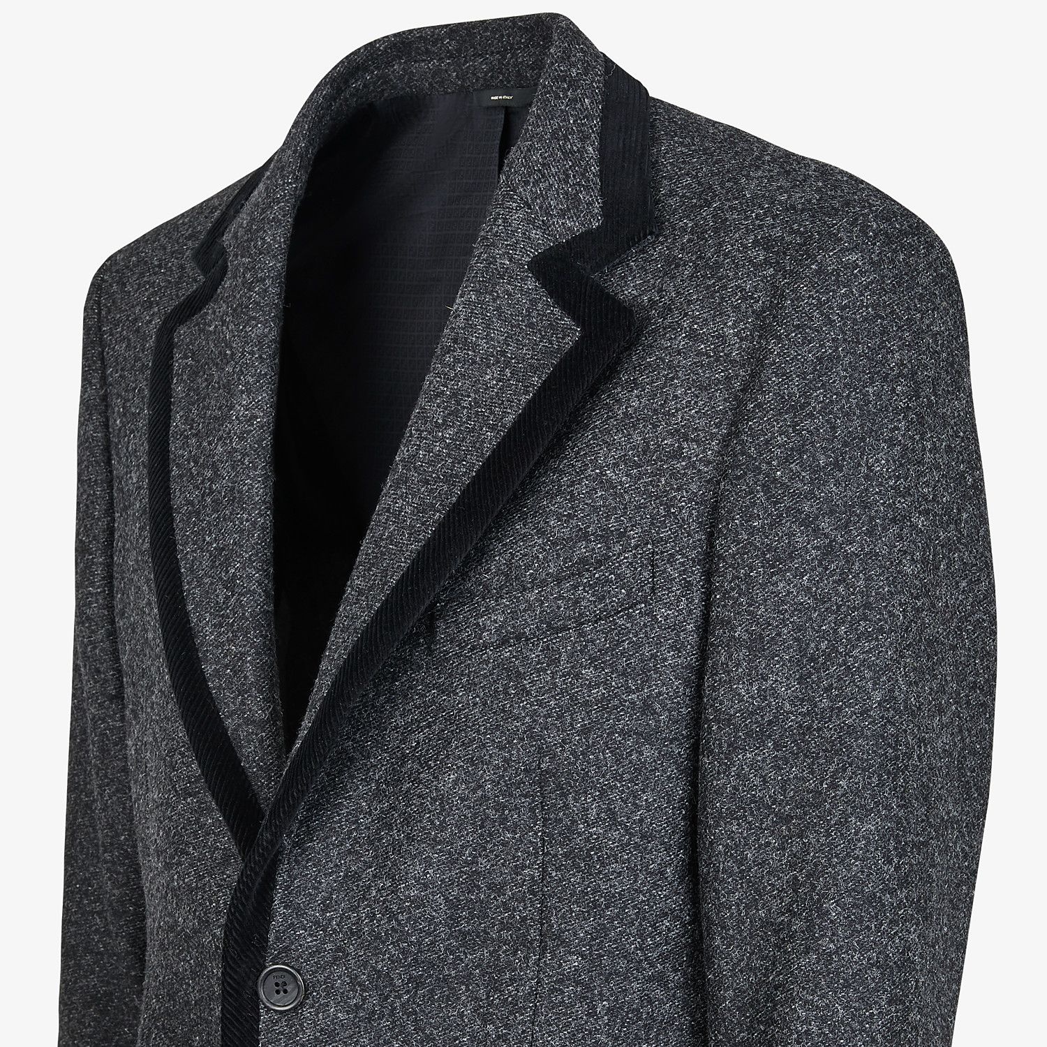 Gray wool blazer - 3