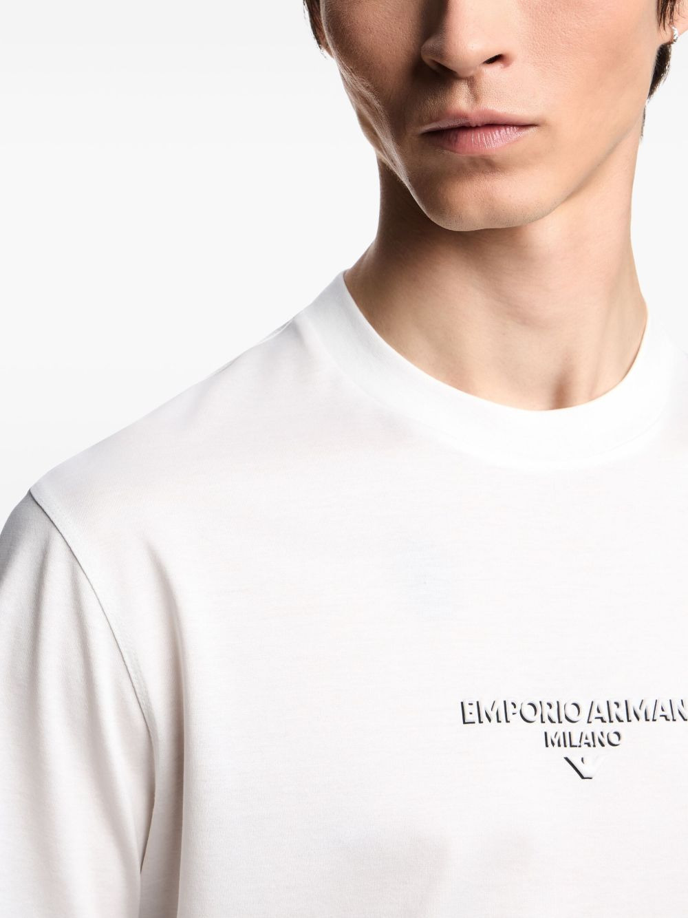 logo-embroidered T-shirt - 5