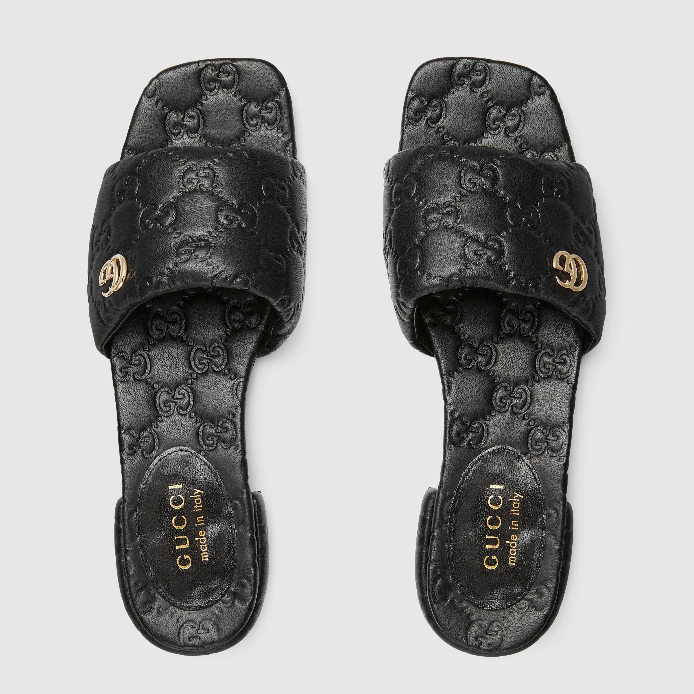Women's slide sandal with Double G - 5