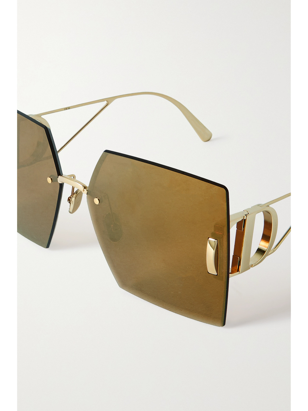 30montaigne S7u Square-frame Gold-tone Sunglasses - 4