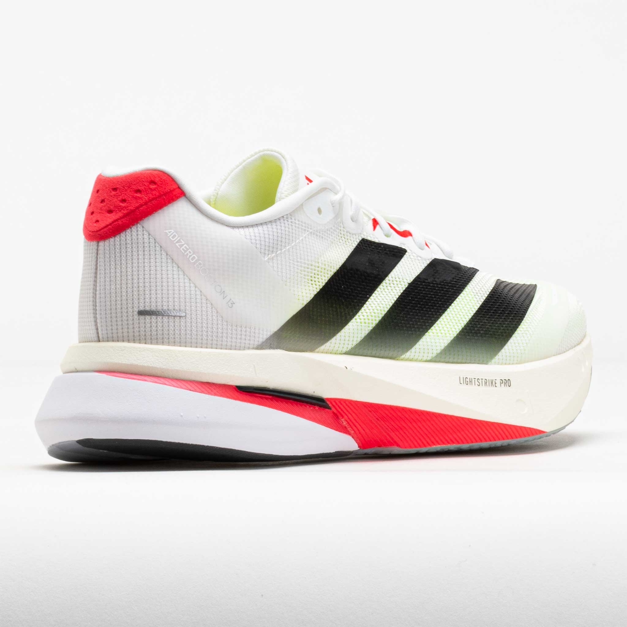adidas Adizero Boston 13 Men's White/Core Black/Lucid Red - 6