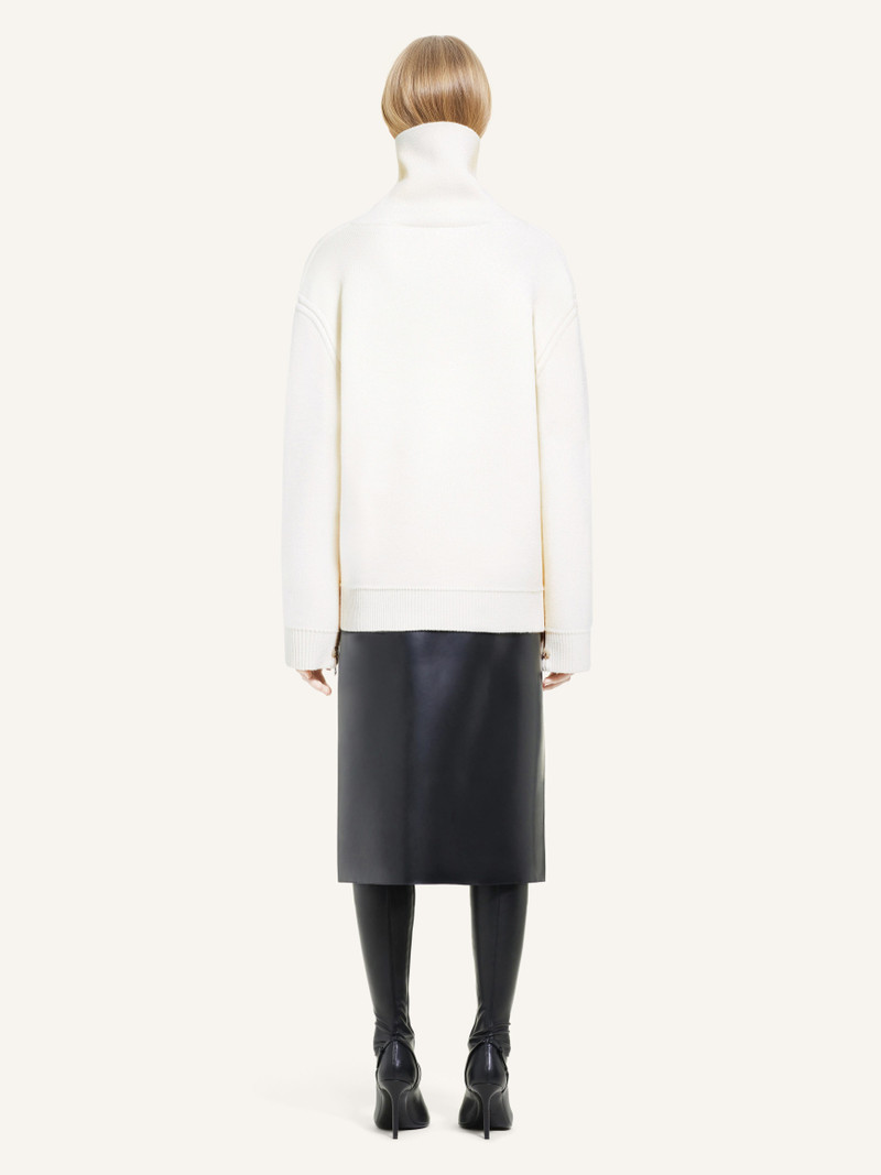 OVERSIZED MOCKNECK KNIT SWEATER 4