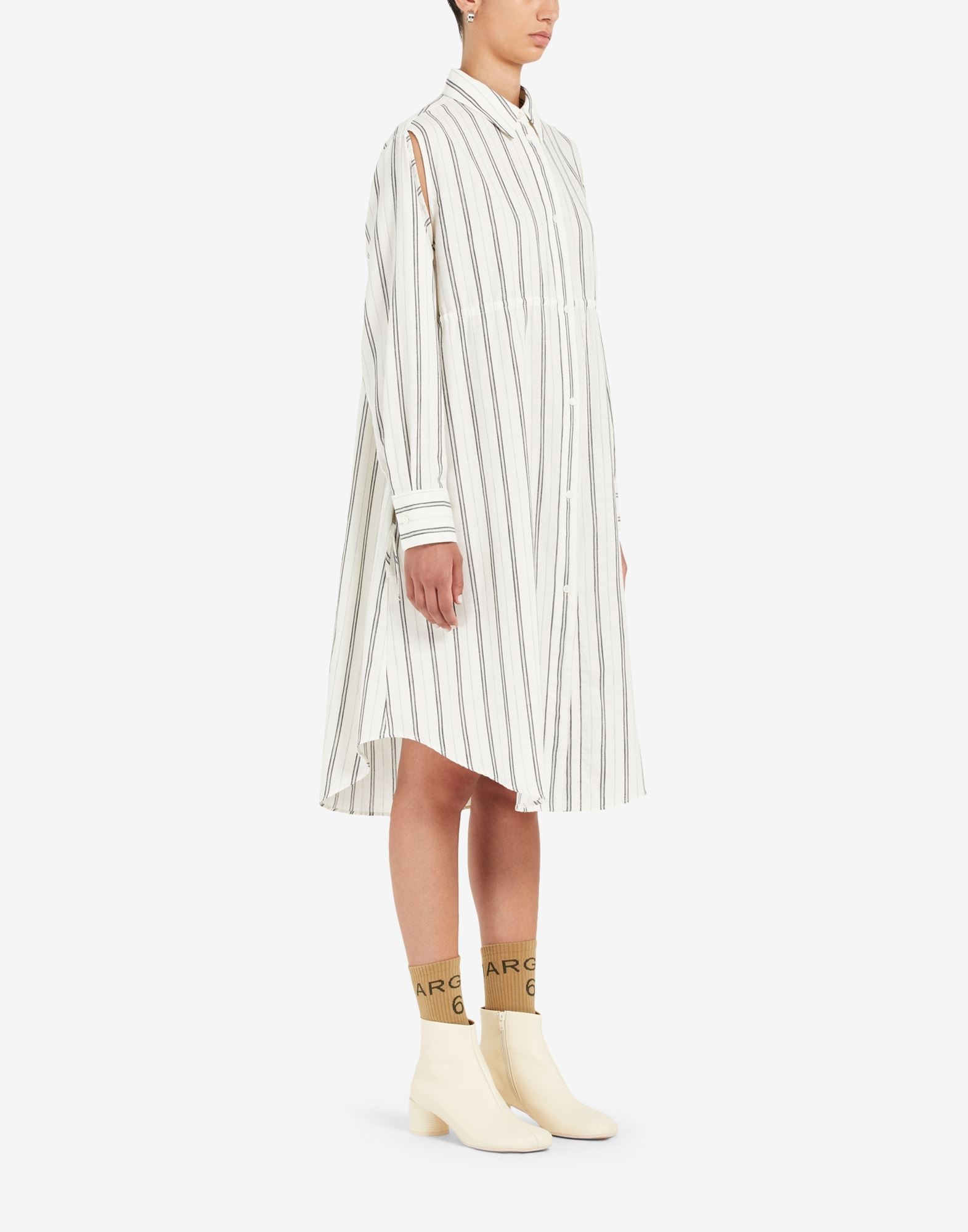 Stripe shirt dress - 5