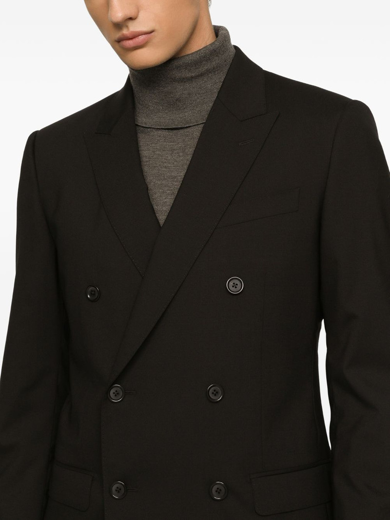 Double-breasted stretch wool Martini-fit suit 6