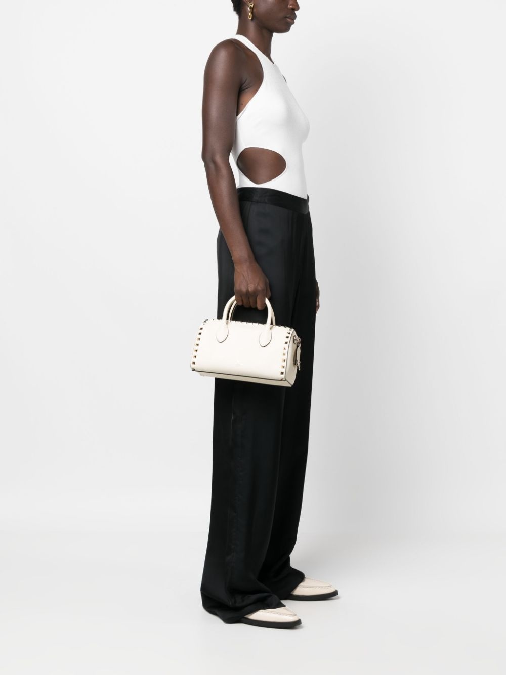 Rockstud-embellished tote bag - 2
