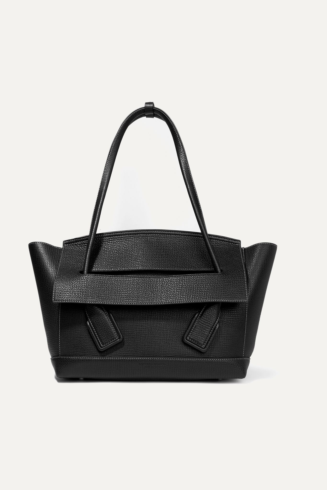 Arco medium textured-leather tote - 1