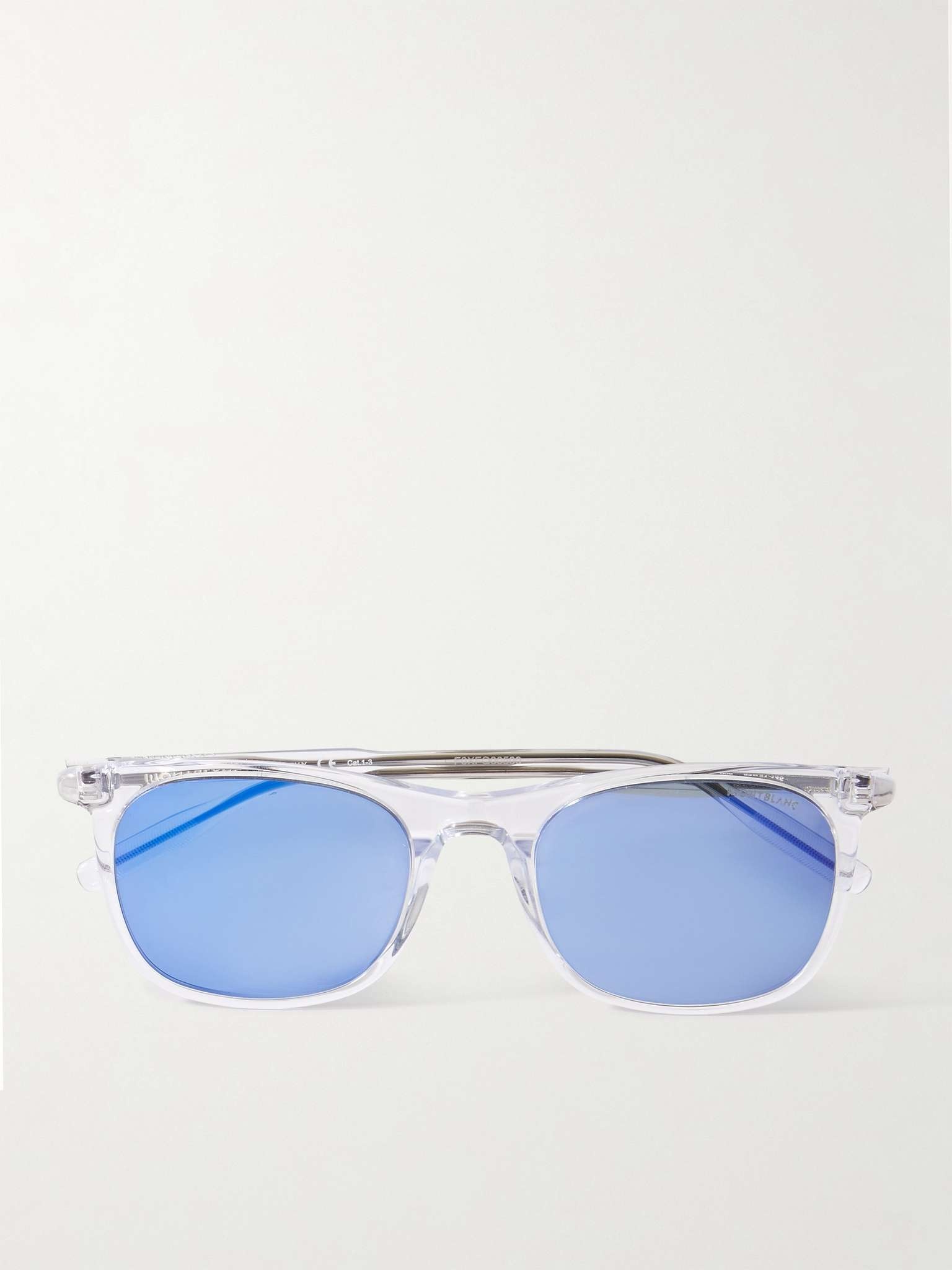 D-Frame Acetate and Silver-Tone Photochromic Sunglasses - 5