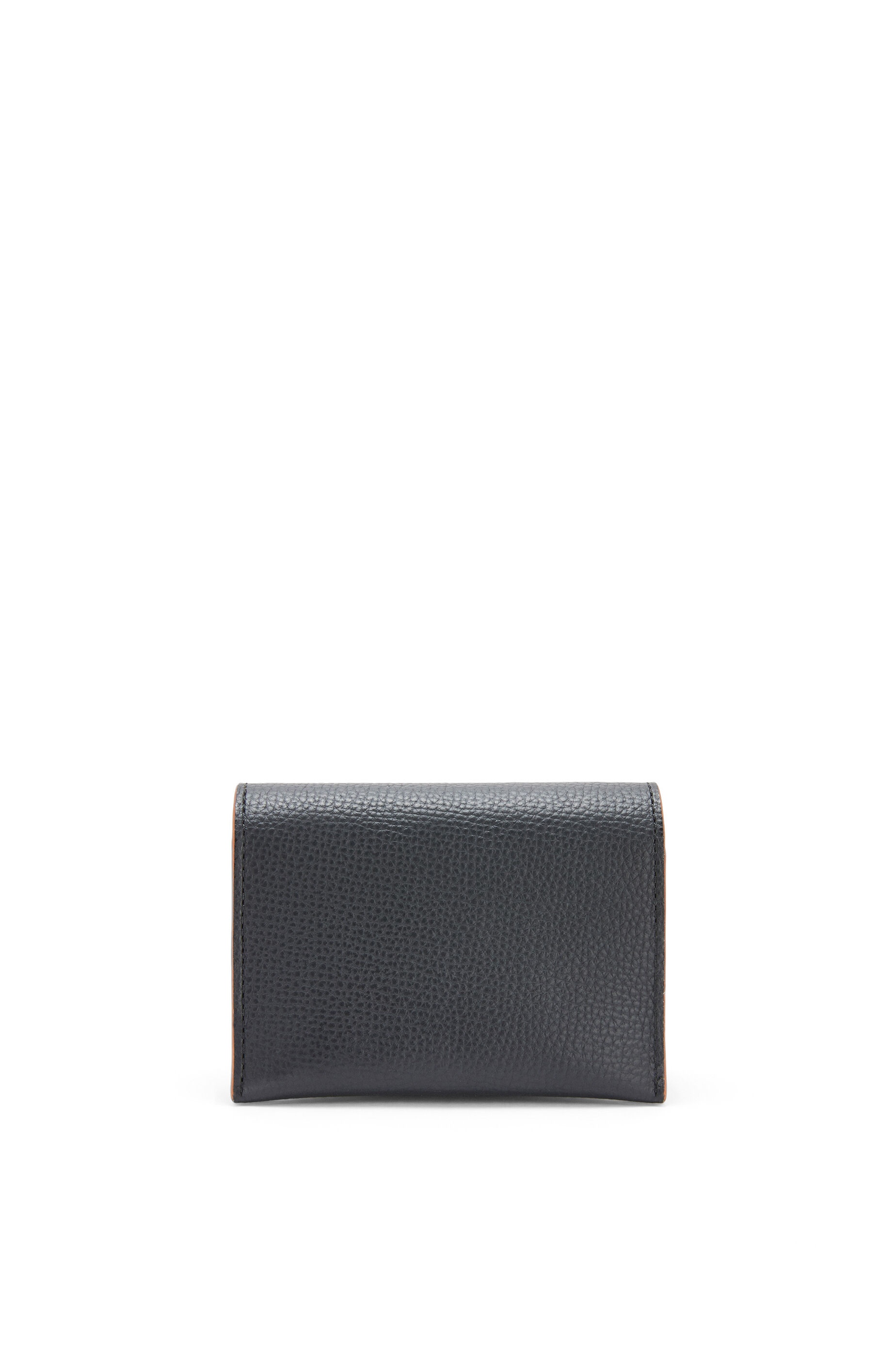 Anagram accordion cardholder in pebble grain calfskin - 3