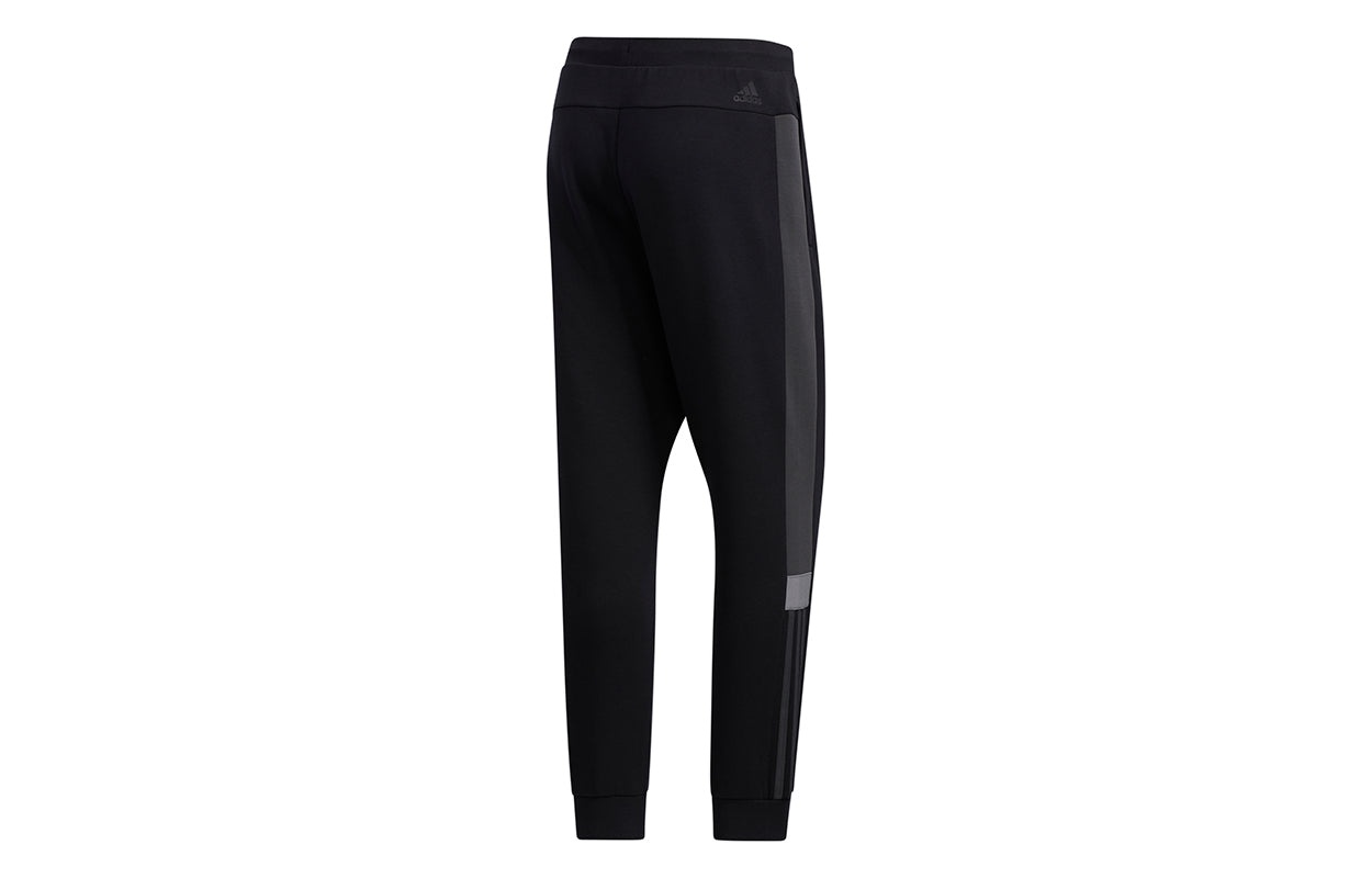 adidas Ub Pnt Dk Colorblock logo Casual Bundle Feet Sports Pants Black GM4399 - 2