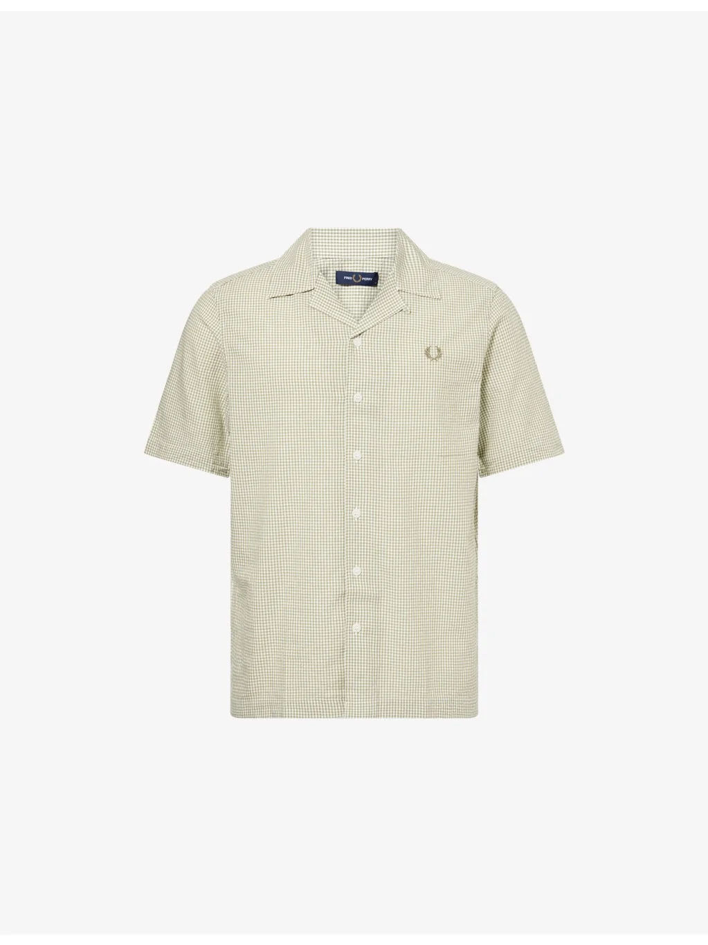 Gingham Seersucker Cotton-Blend Shirt - 1