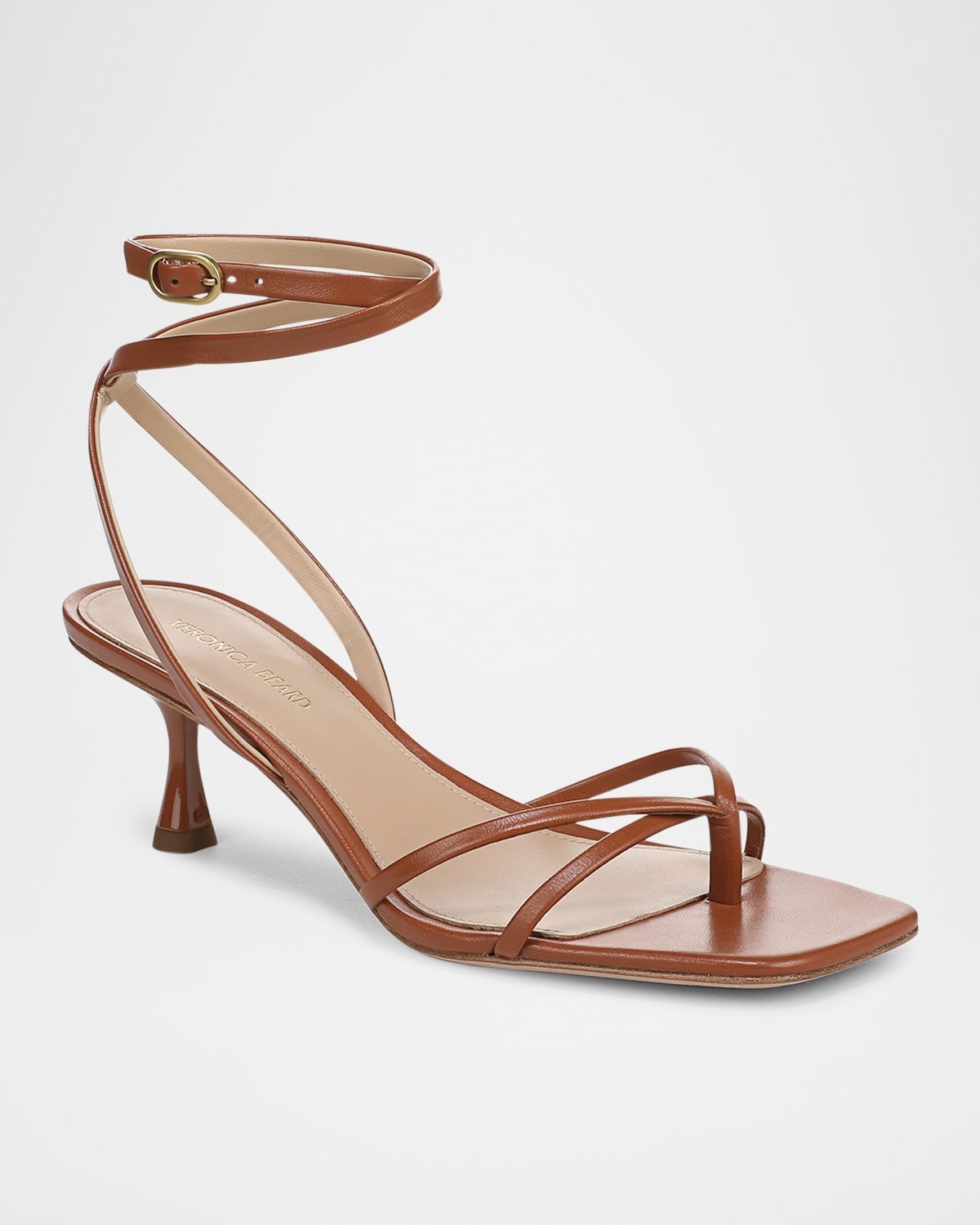 Caterina Leather Strappy Sandals - 2
