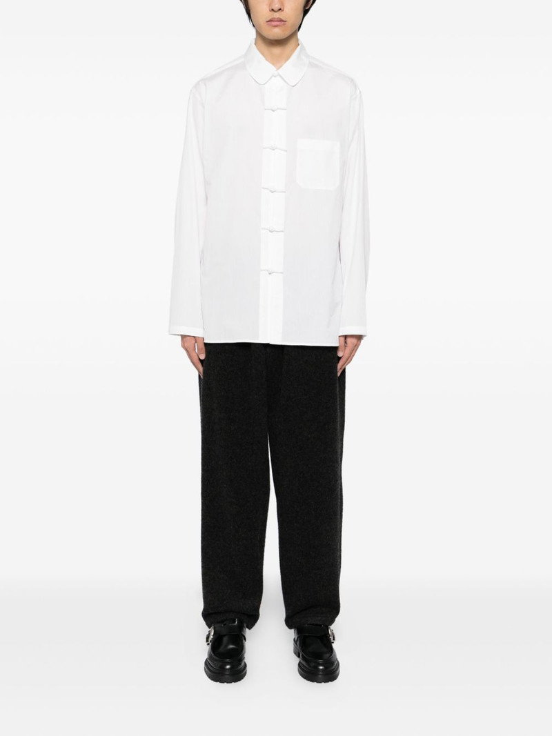 Yohji Yamamoto button-up long-sleeved shirt outlook
