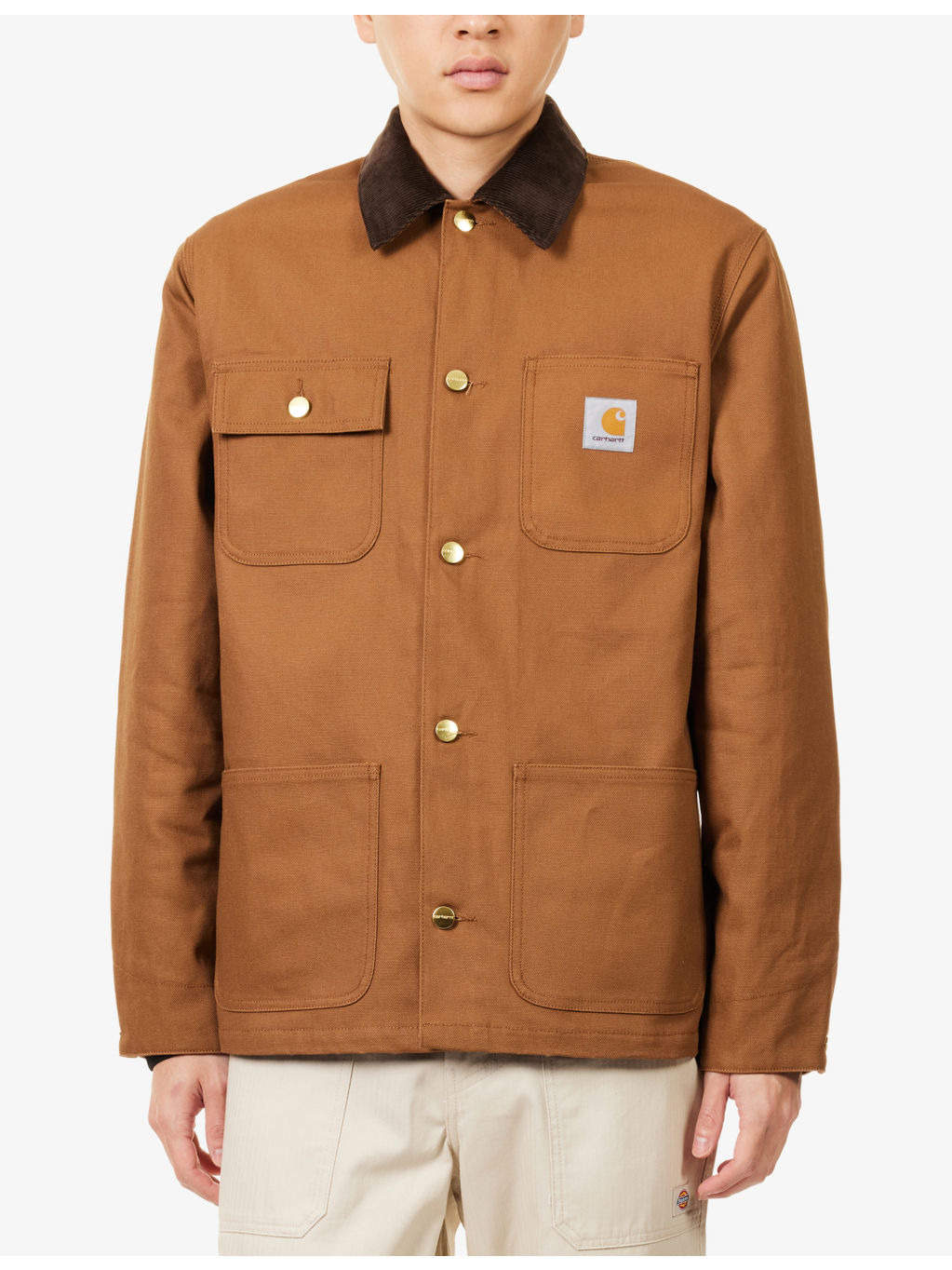Michigan patch-pocket cotton-canvas jacket - 3