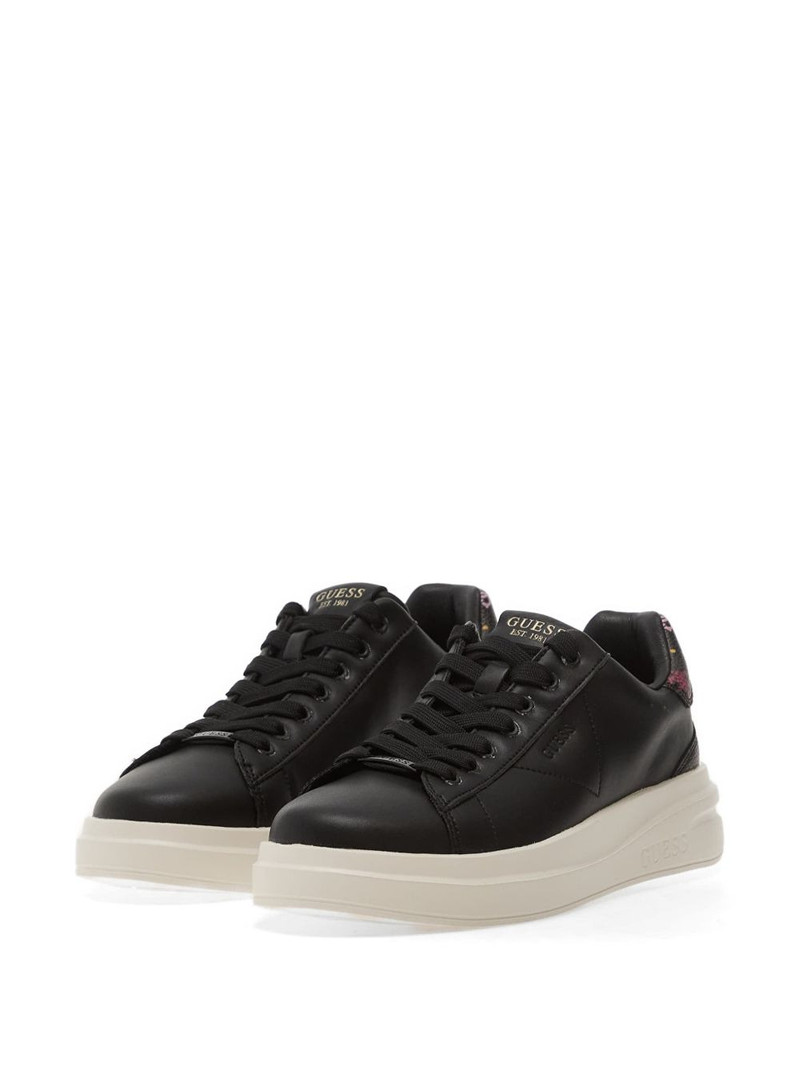 GUESS USA Elbina logo-print leather sneakers outlook
