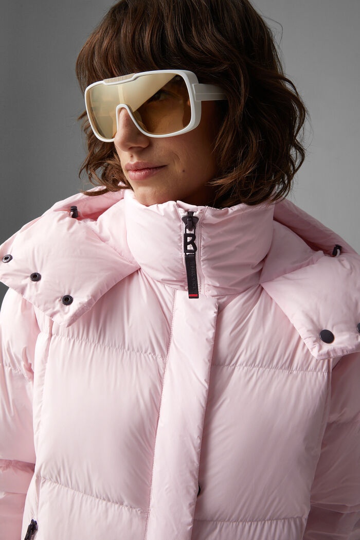 Barna Quilted coat in Pink - 5