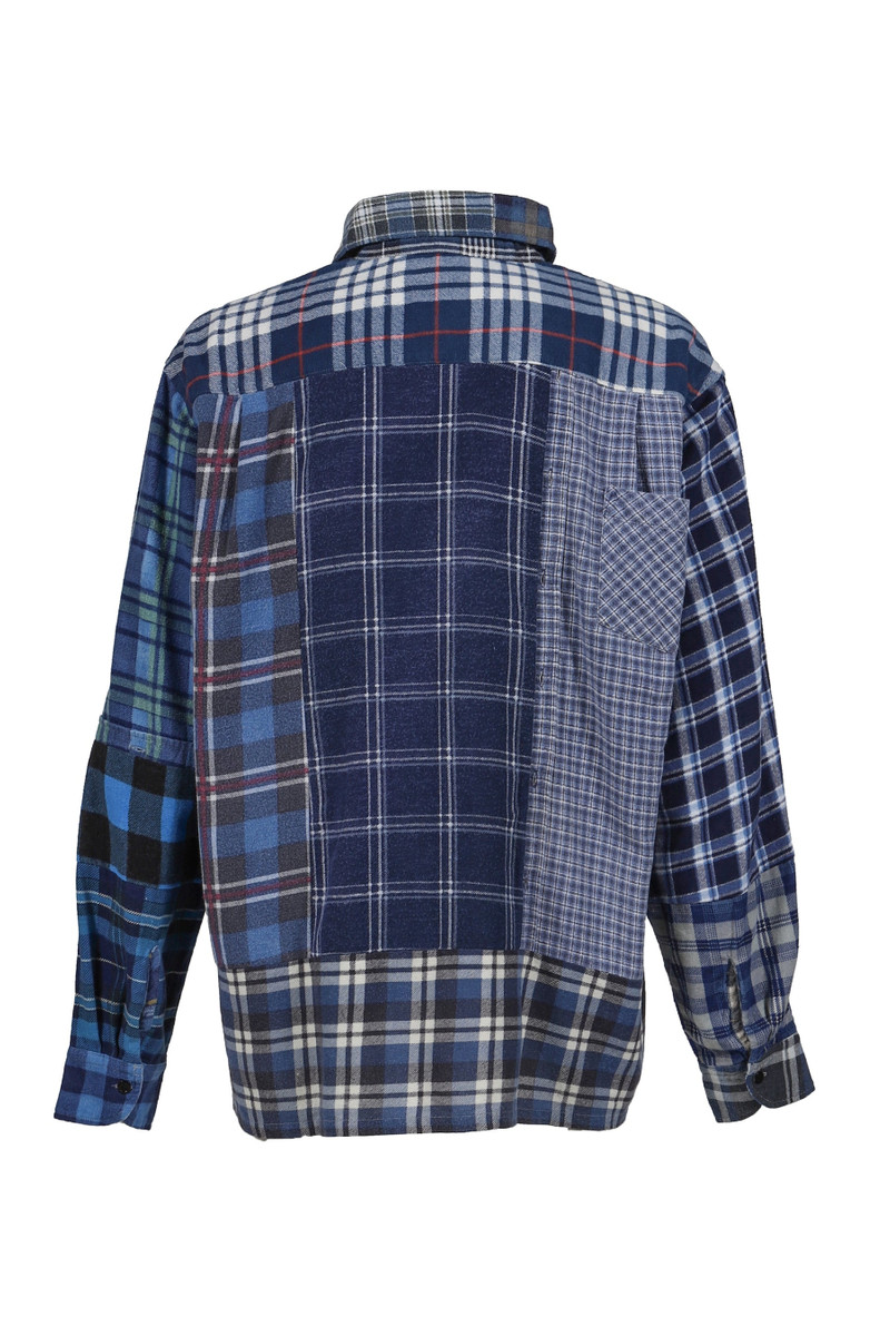 NEEDLES FLANNEL SHIRT -&gt; STRAIGHT HEM SHIRT / ASSORT outlook