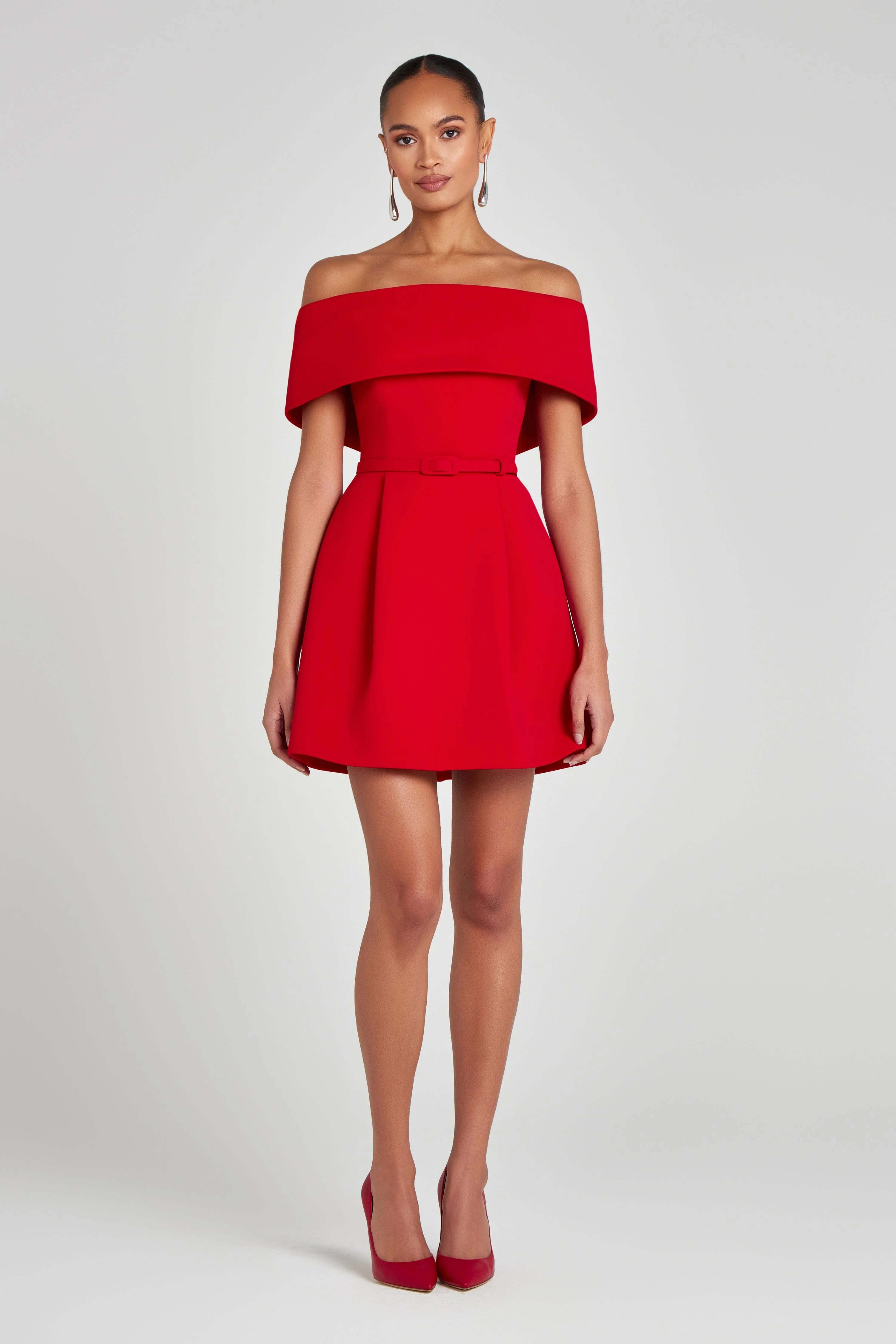 Harper Red Dress - 1