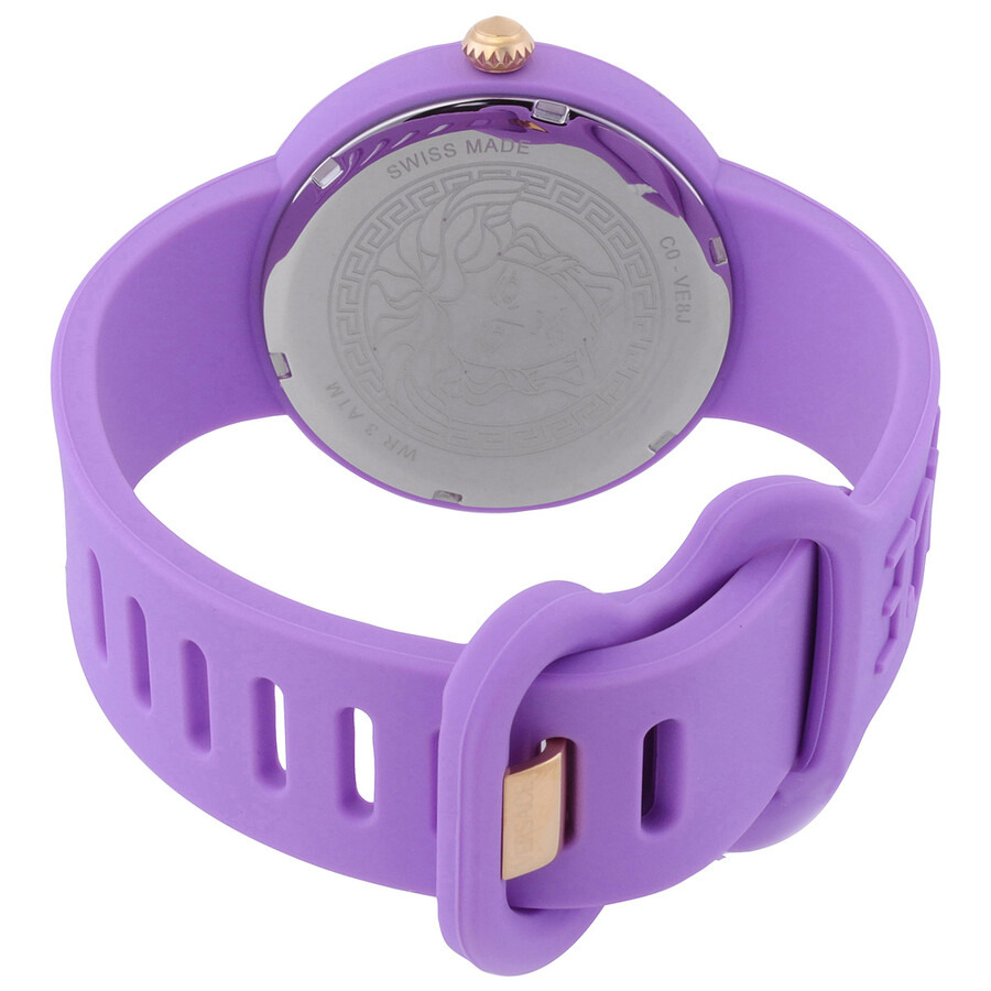 Versace Medusa Pop Quartz Purple Dial Ladies Watch VE8J00224 - 3