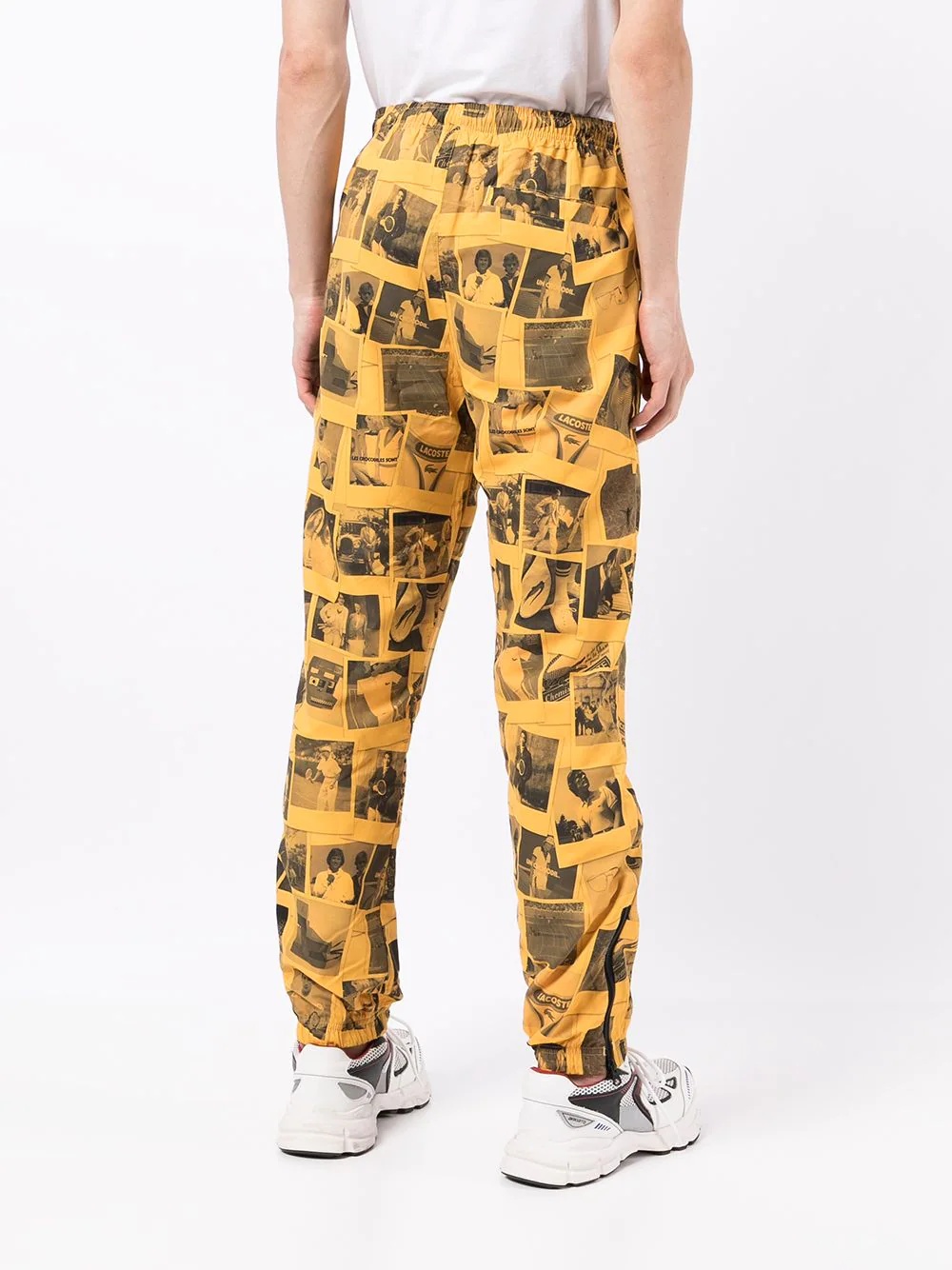 polaroid-print track trousers - 4